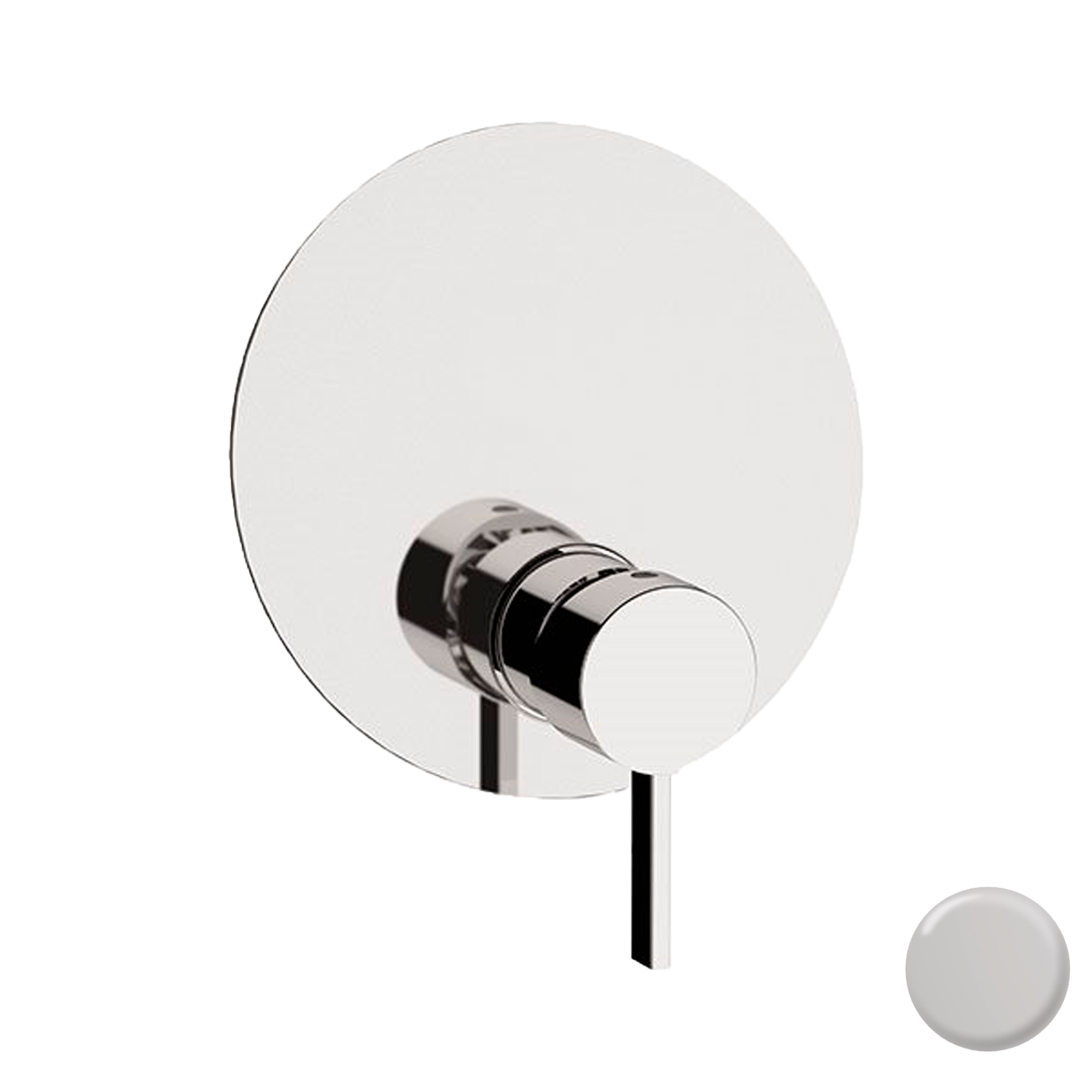 Смеситель для душа Remer Metrica MC30KBBO, белый матовый