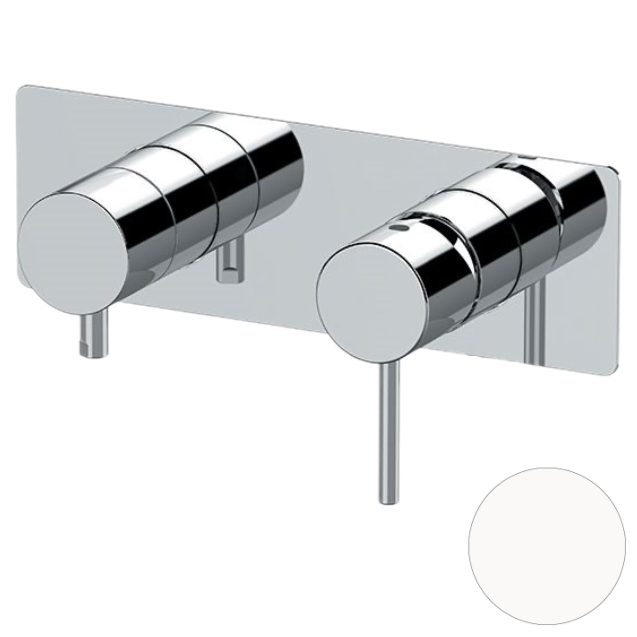 Смеситель для душа Remer X Style X92ZWBBO, белый матовый