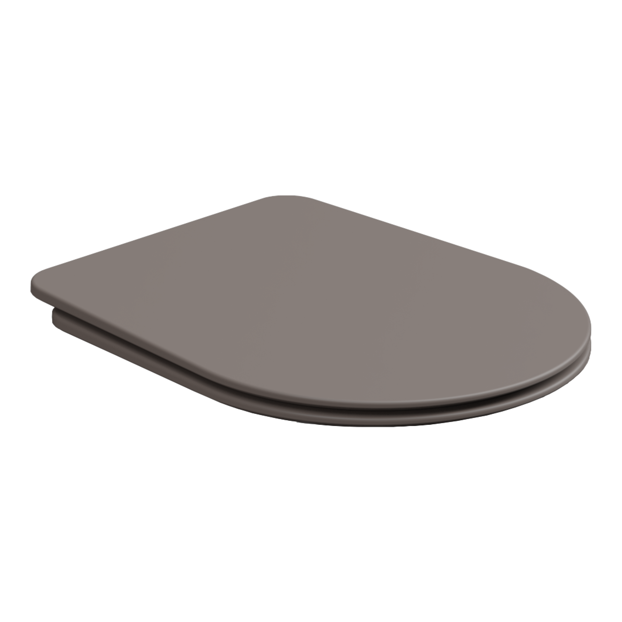 Крышка с сиденьем для подвесного унитаза с микролифтом GSG Ceramic Design Hit! HICOPRSLTICR029, Tortora Matt