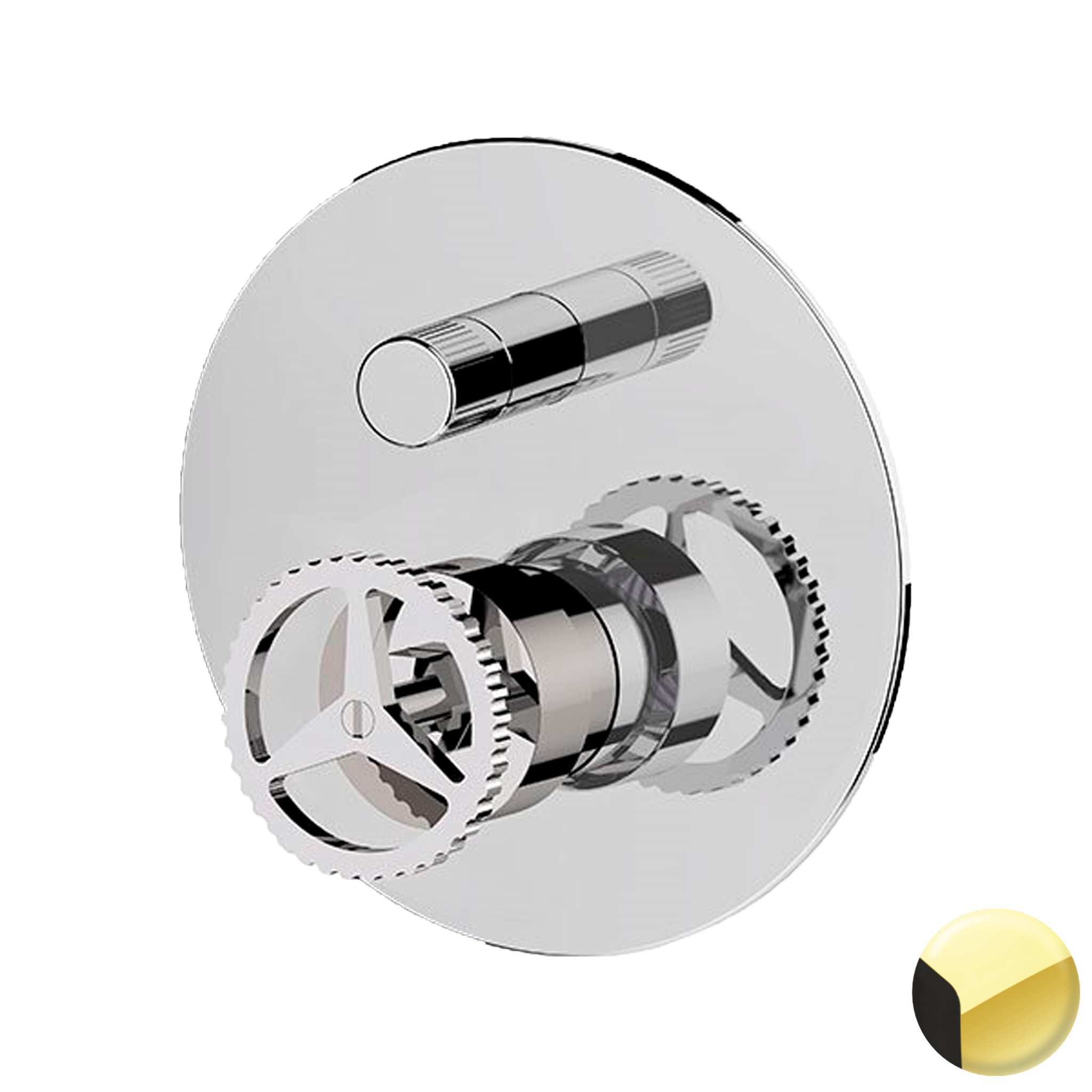 Смеситель для душа Remer Chrono CH09HLDO, золото глянцевое