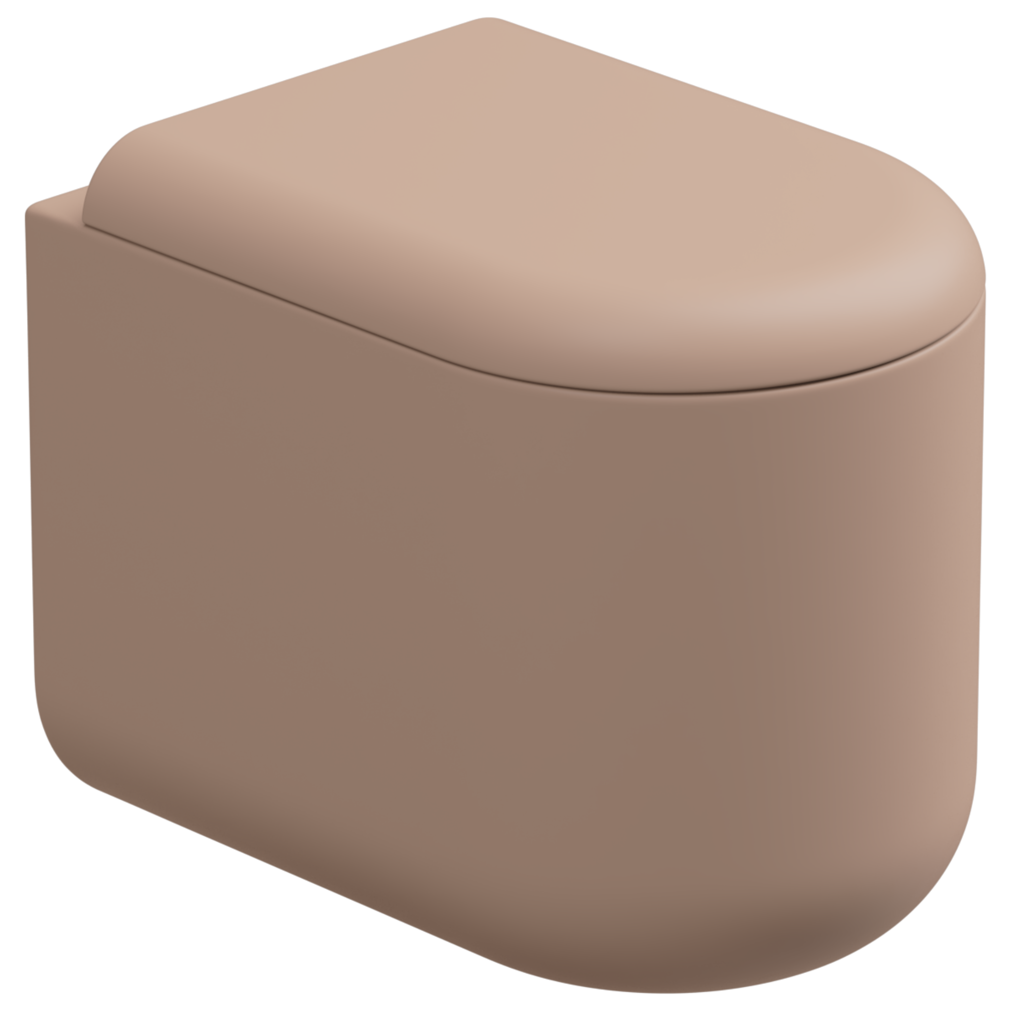 Чаша приставного унитаза Eco Clean (торнадо) GSG Ceramic Design PEWC01EC032, Cipria Matt