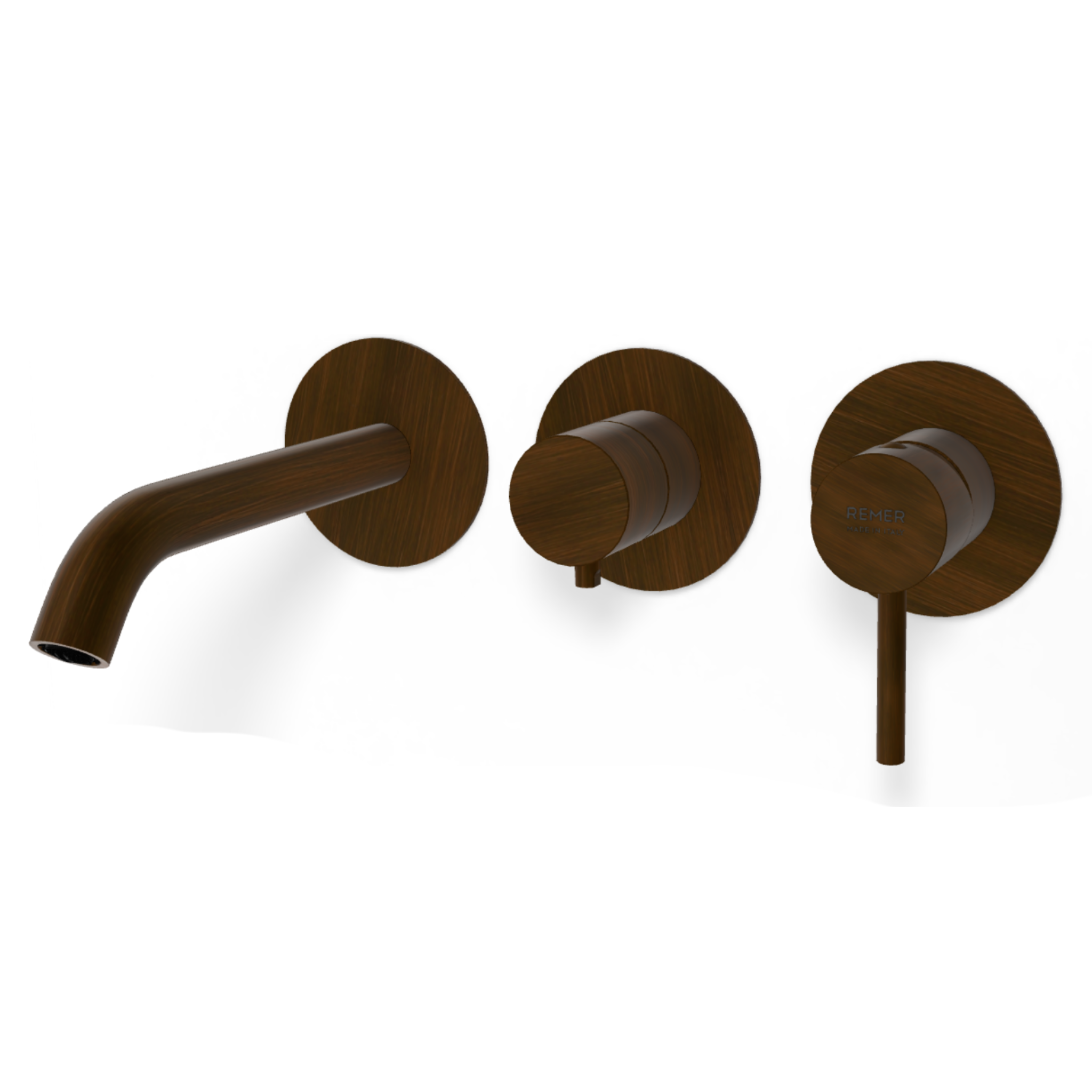 Смеситель для ванны Remer X Style X54D2PWBBR, бронза масляная