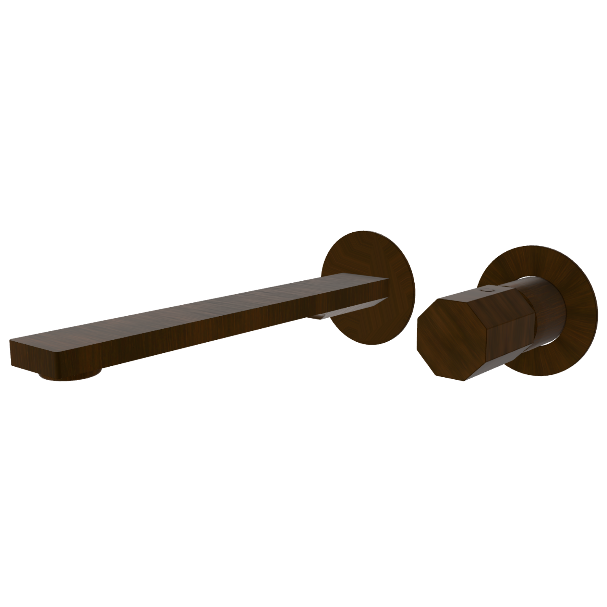 Смеситель для раковины Remer Ottagono ON15PLWBBR, бронза масляная