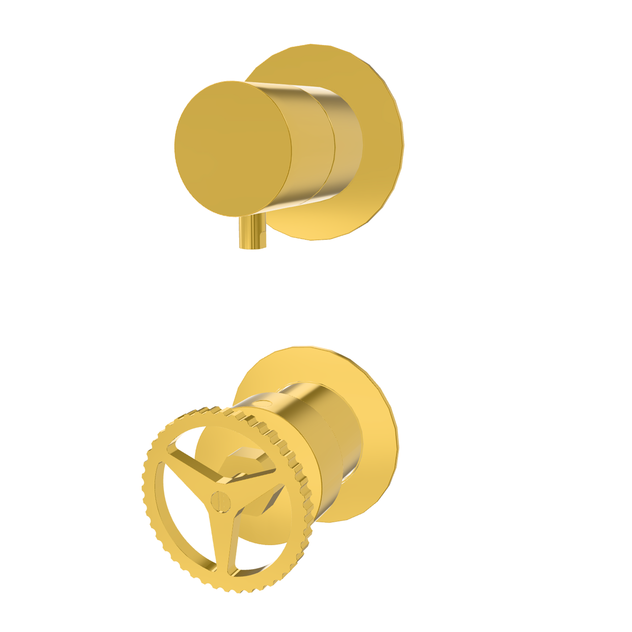 Смеситель для душа Remer Chrono CH93PWBDO, золото глянцевое