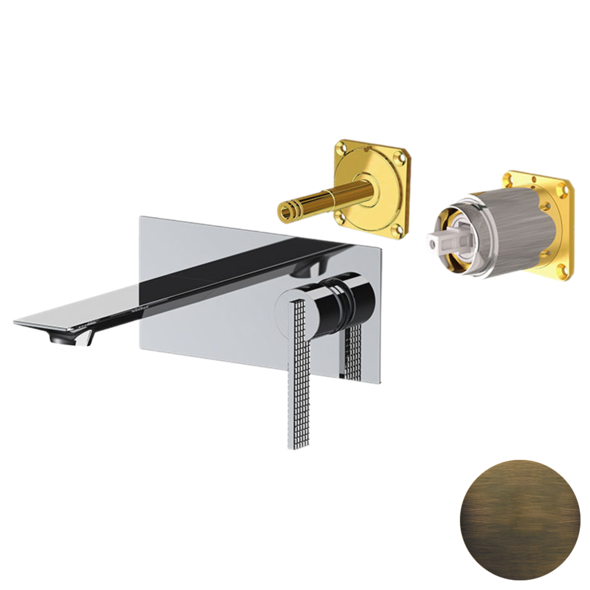 Смеситель для раковины Daniel Club ANC632KBSM, латунь Сан-Марко