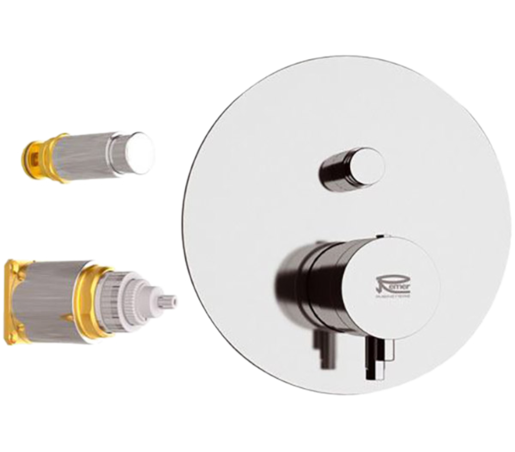 Смеситель термостатический для душа Remer Elegance NT09KB