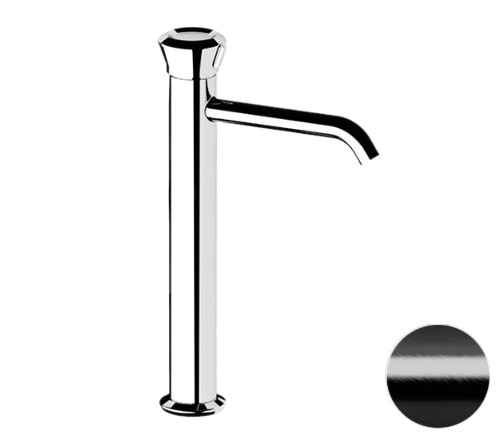 Смеситель для раковины Remer Element ET11LXLCFP, черный брашированный хром