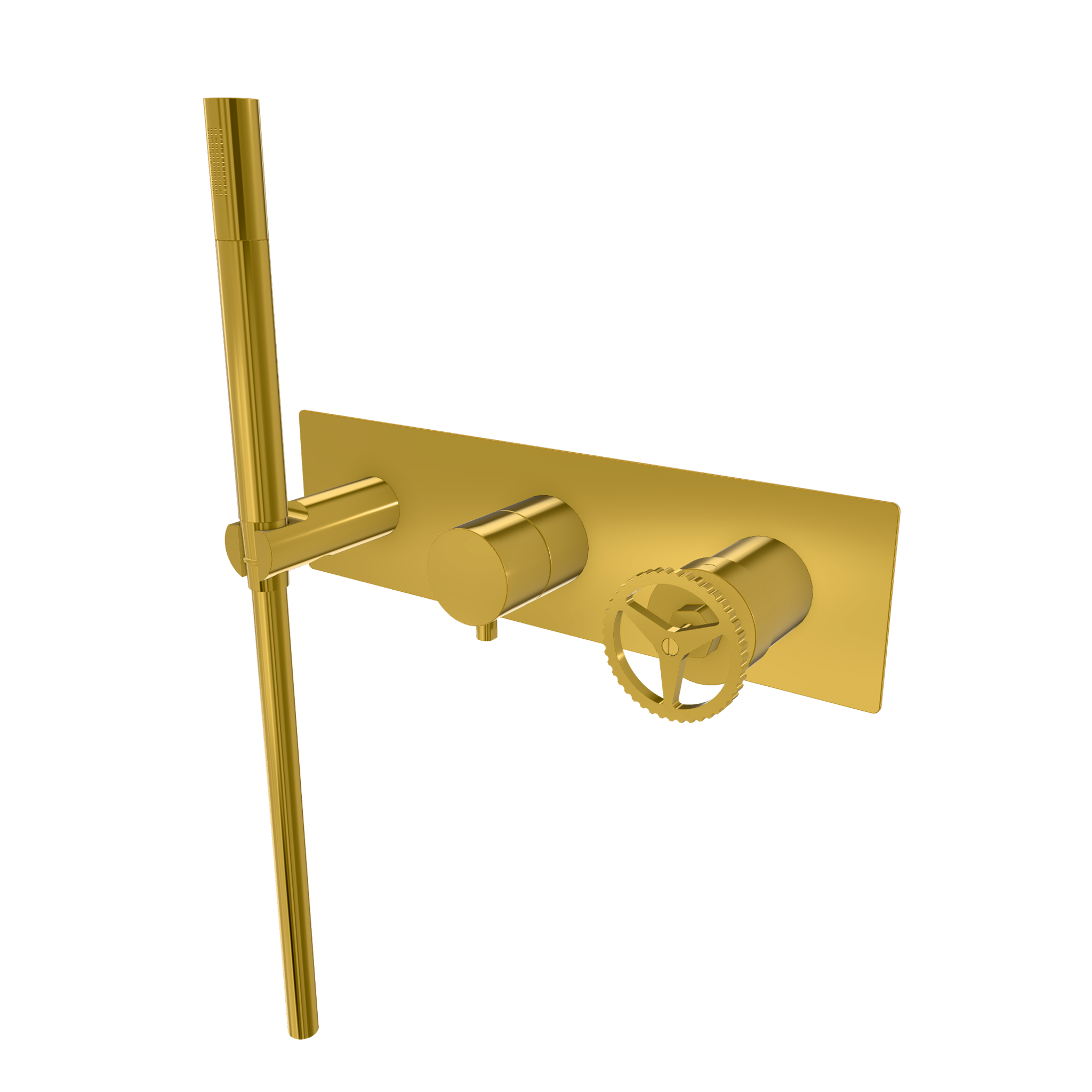 Смеситель для душа Remer Chrono CH97D3WBDO, золото глянцевое