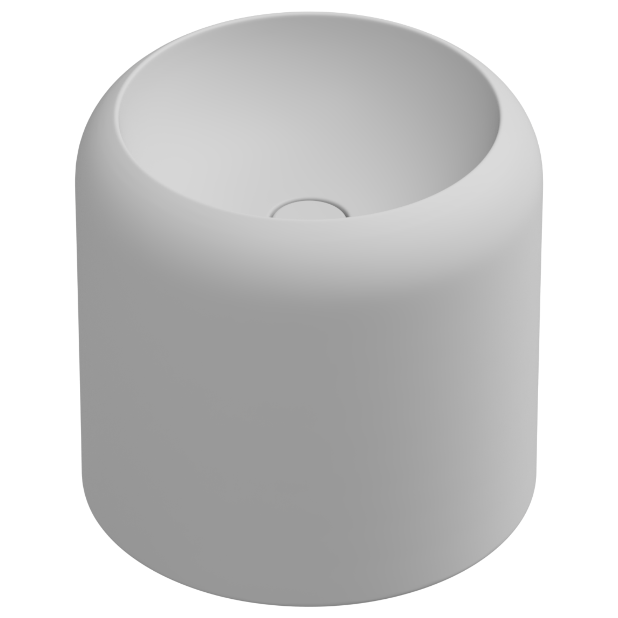 Раковина накладная 42 см GSG Ceramic Design Petra PELAVSECOLFS001, белый матовый