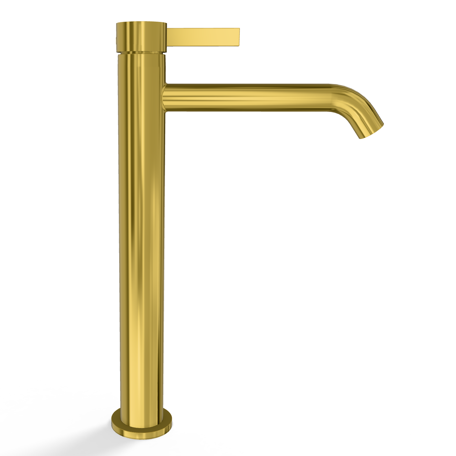 Смеситель для раковины Remer Metrica MC11LXLDO, золото глянцевое