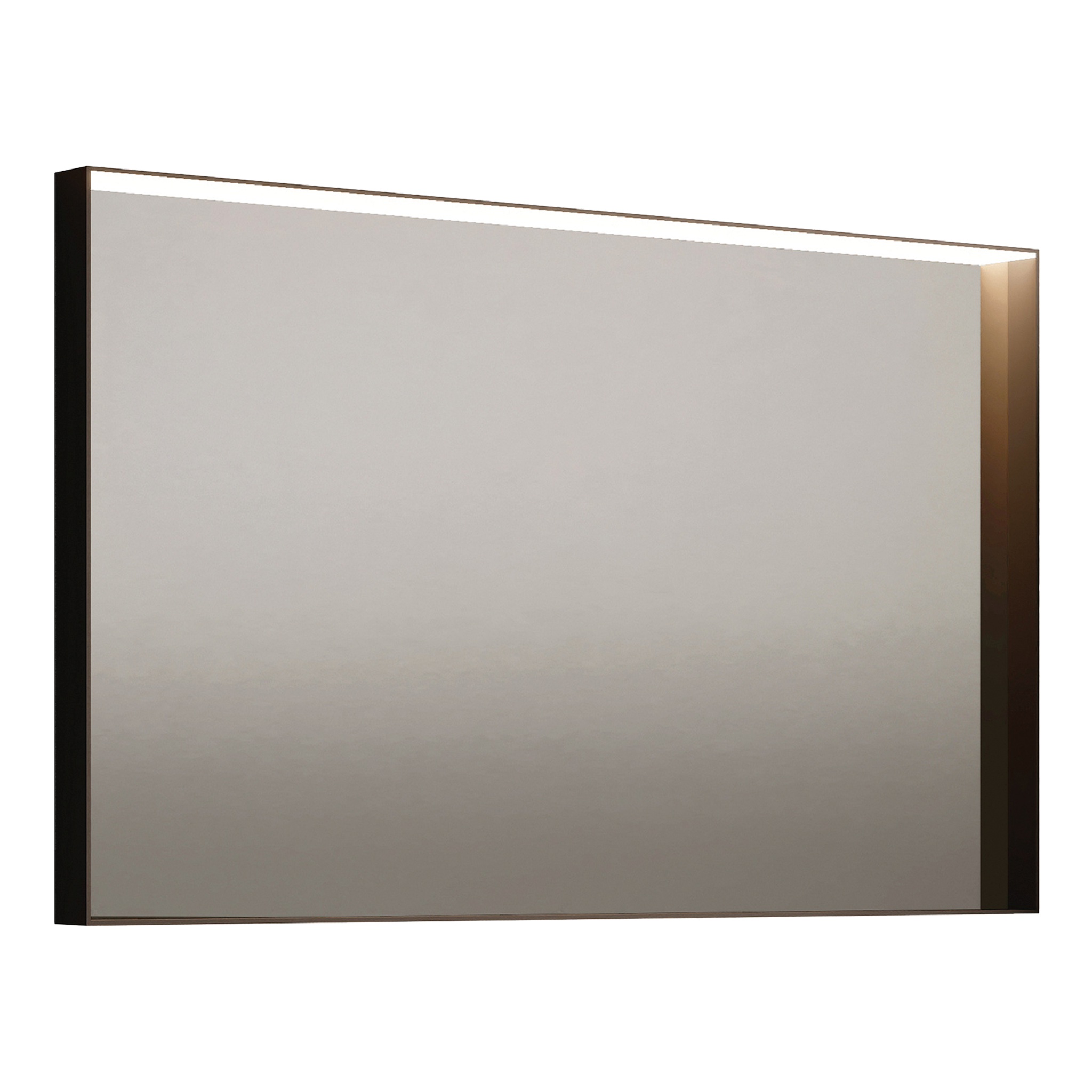 Зеркало 120 см с подсветкой Onsen 20-LD-T1-120-NE, чёрный матовый