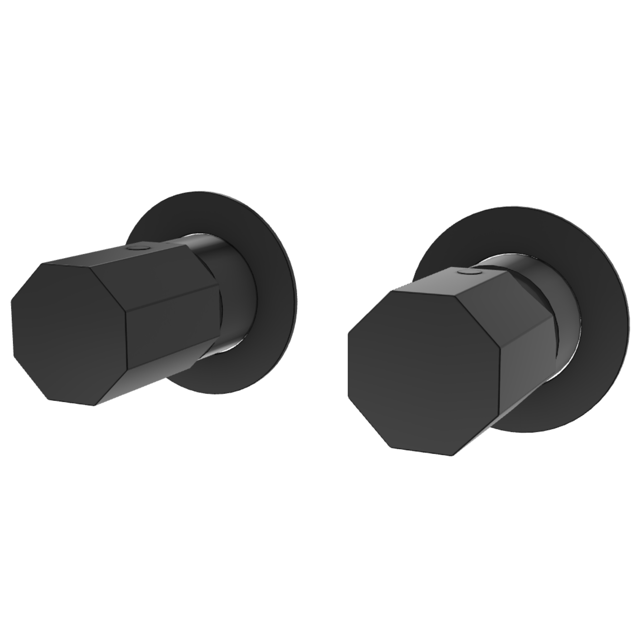 Смеситель для душа Remer Ottagono ON92ZPWBCFP, черный брашированный хром