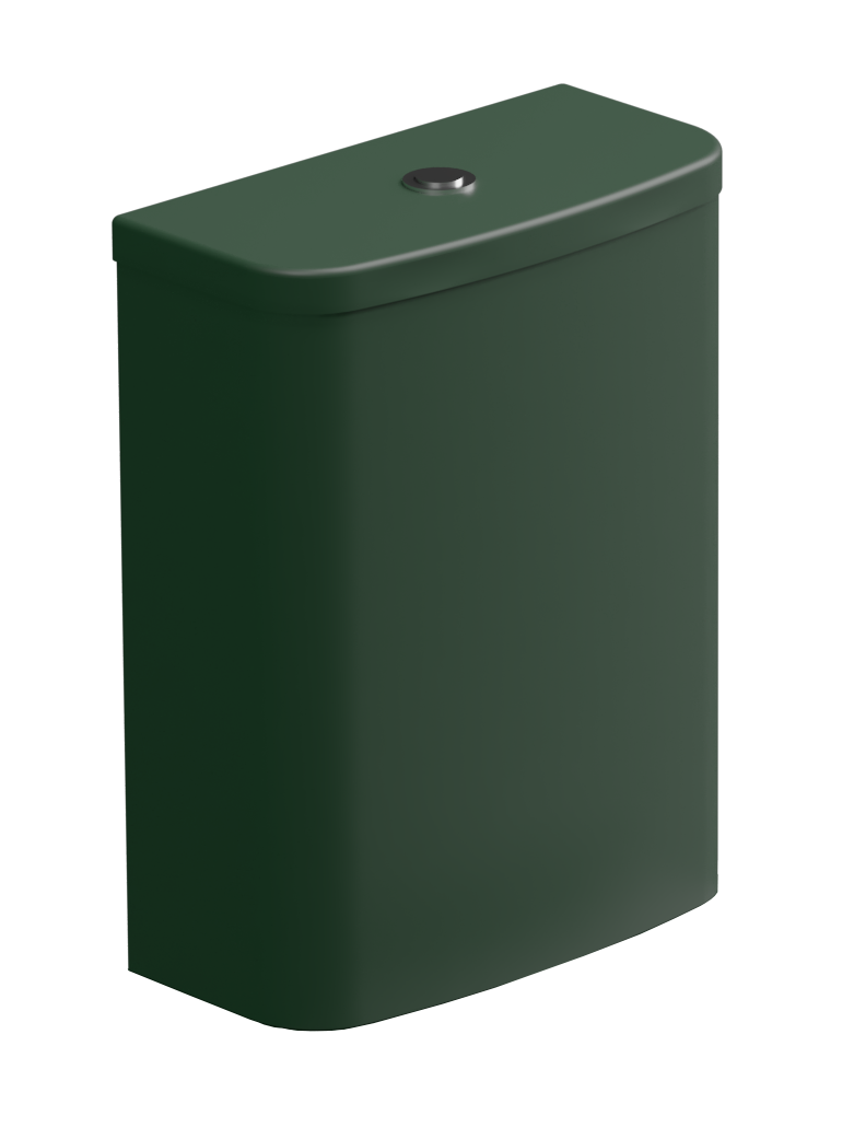 Бачок для напольного унитаза с механизмом смыва GSG Ceramic Design Like LKCIMBL036 + ACS82, Smeraldo Matt