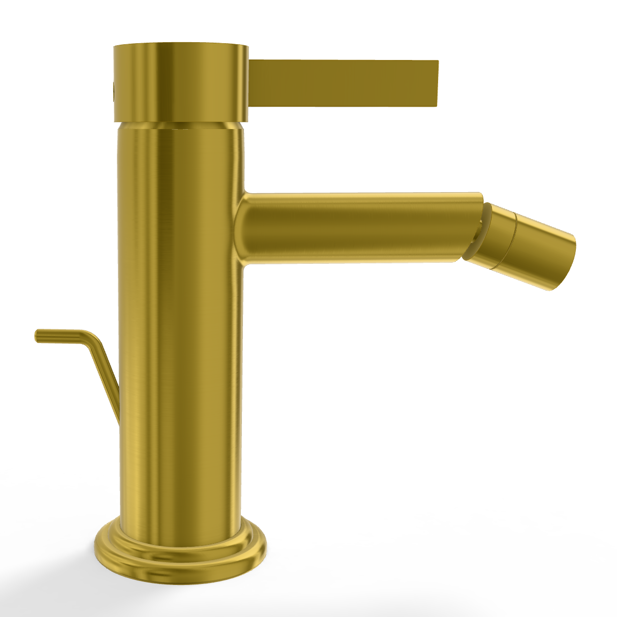 Смеситель для биде Remer Metrica MC20HS, латунь брашированная PVD