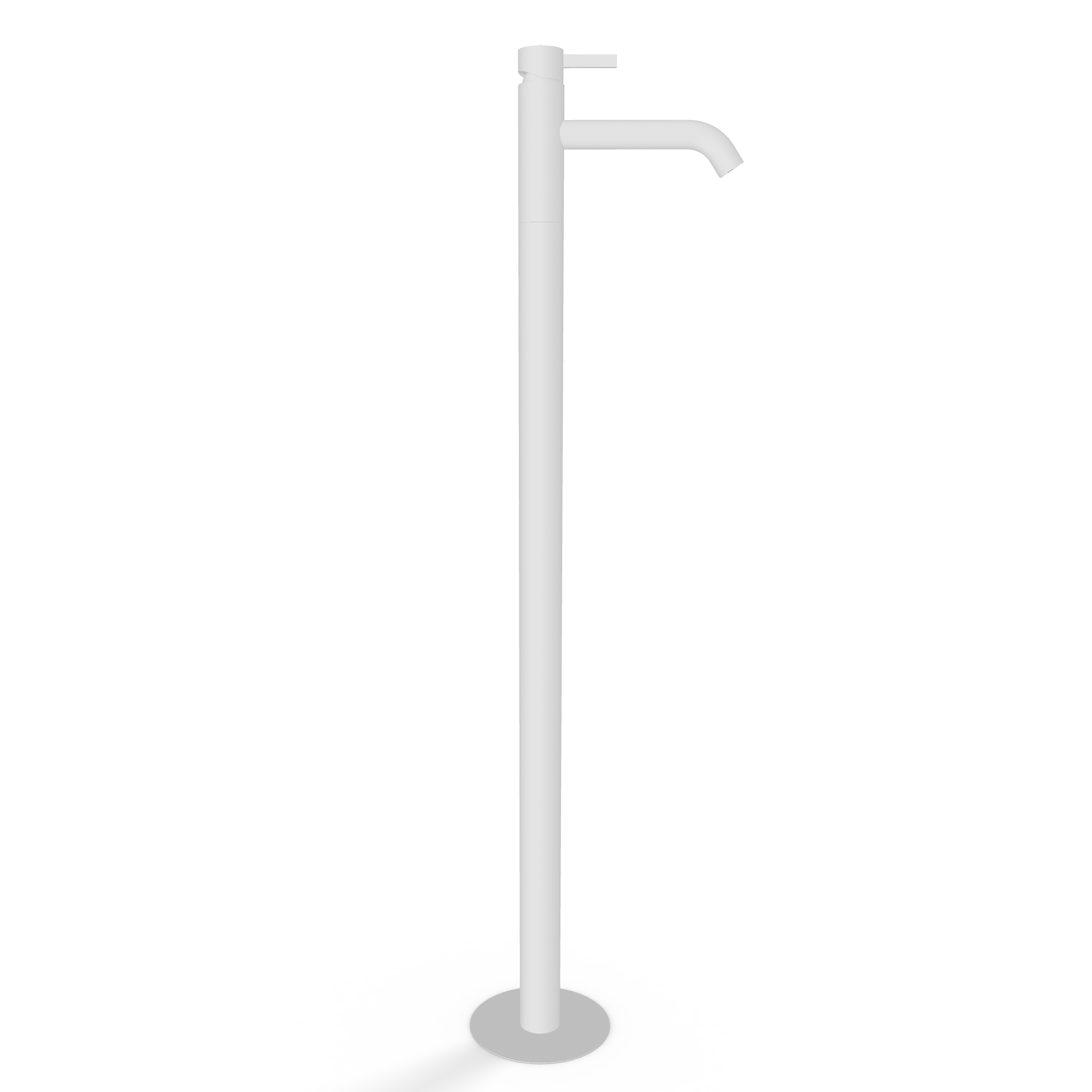 Смеситель для раковины Remer Metrica MC18BO, белый матовый