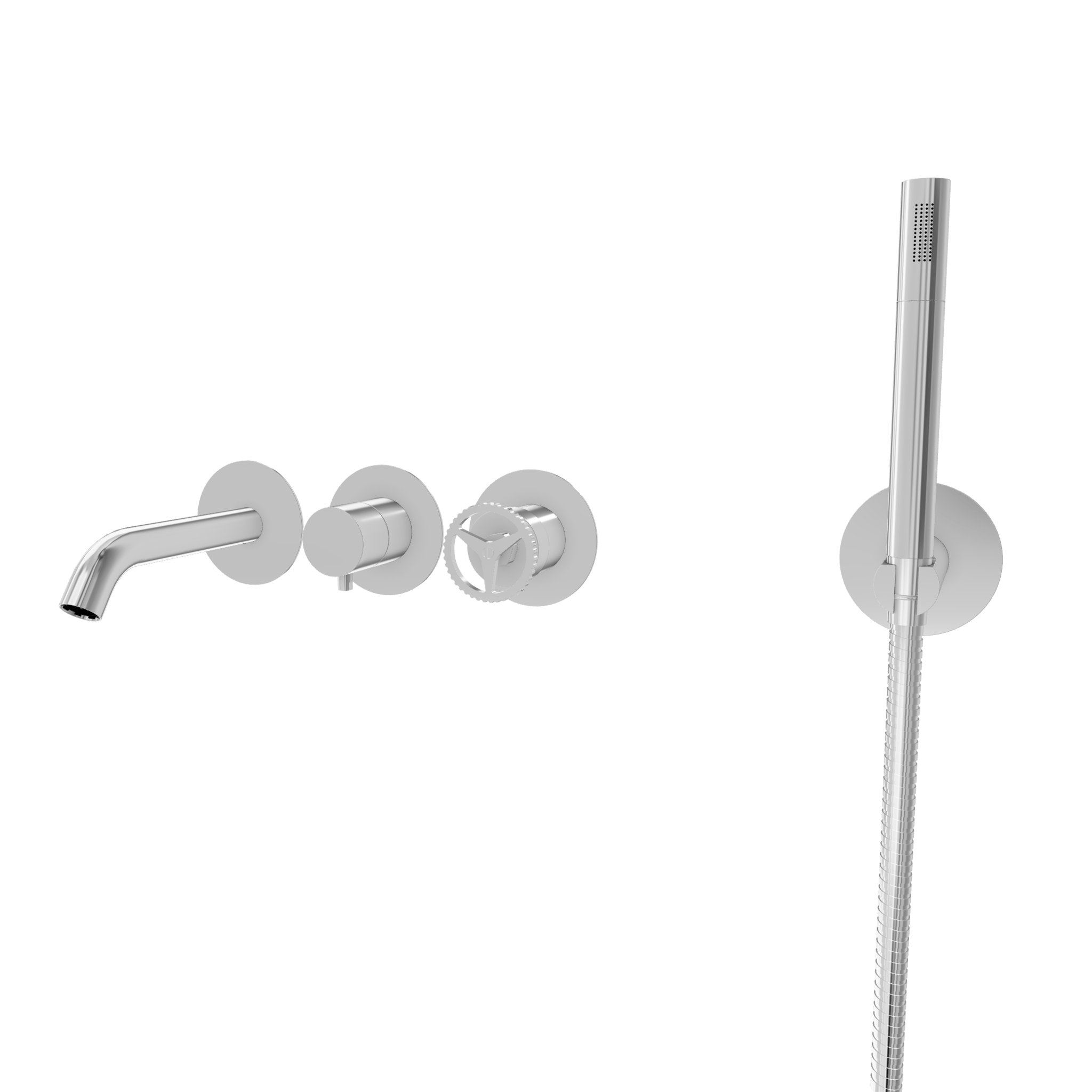 Смеситель для ванны Remer Chrono CH53D2PWB