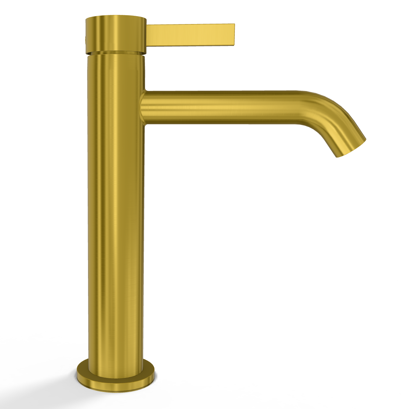 Смеситель для раковины Remer Metrica MC12AHS, латунь брашированная PVD