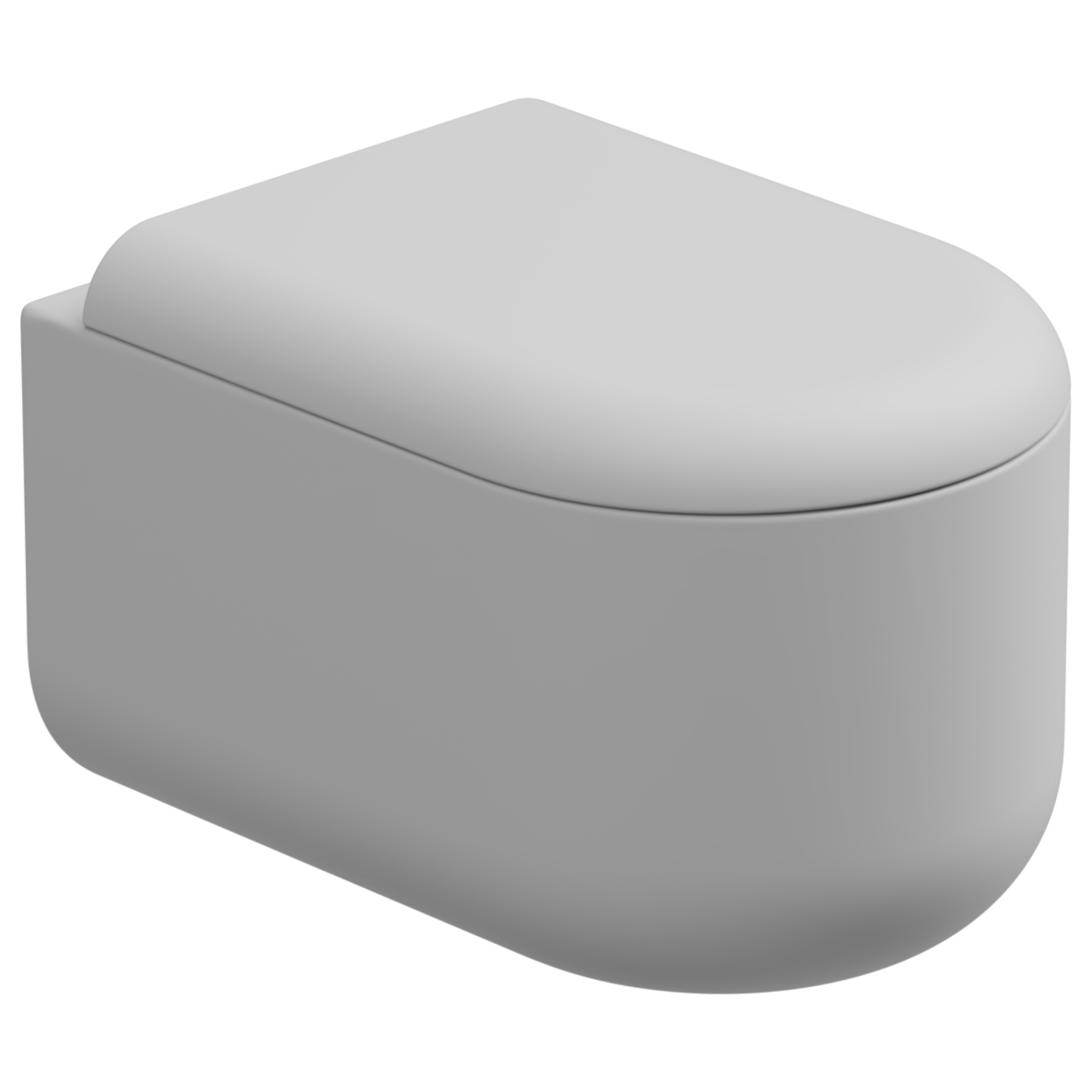 Чаша подвесного унитаза Eco Clean (торнадо) GSG Ceramic Design Petra PEWCSOEC001, белый матовый