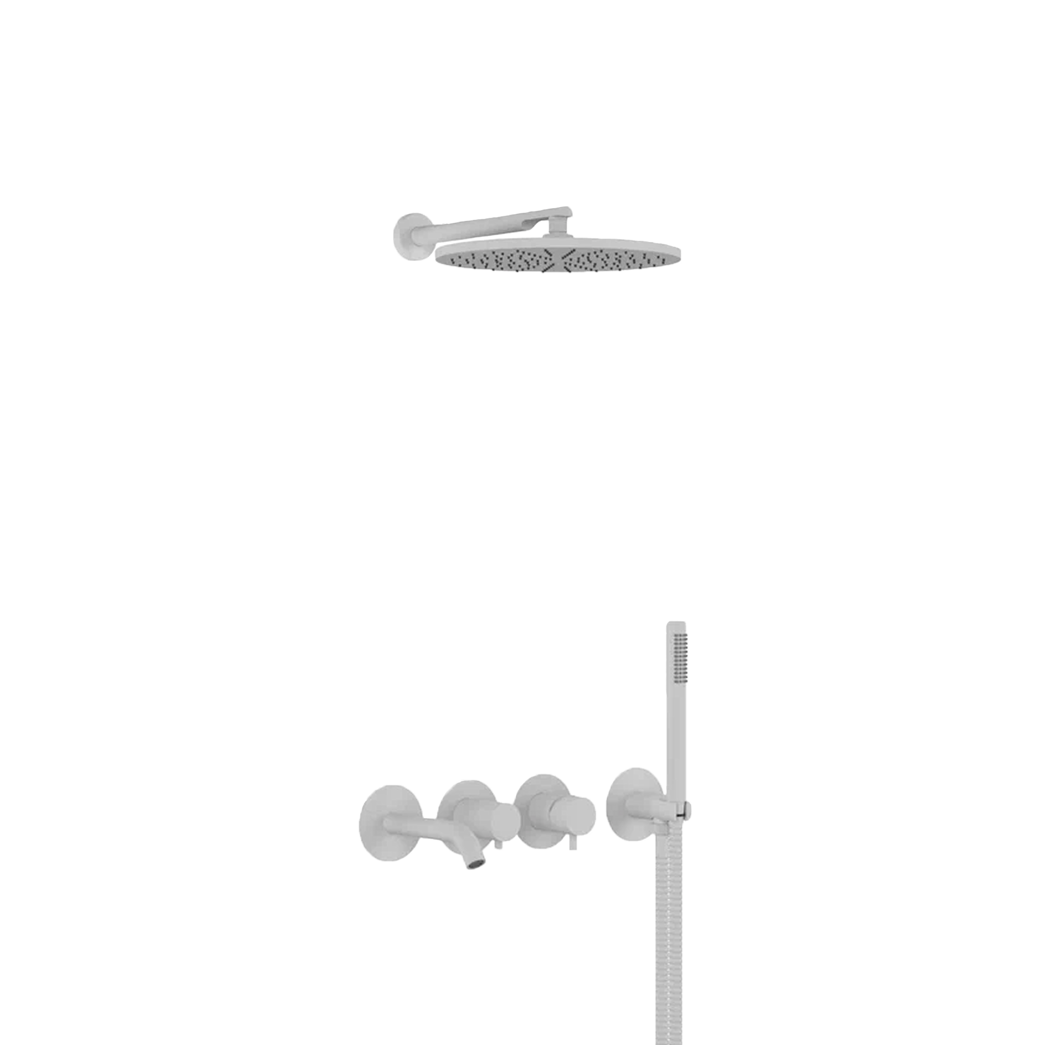 Душевая система Mariani Next B3717HNXP3TB30, белый матовый
