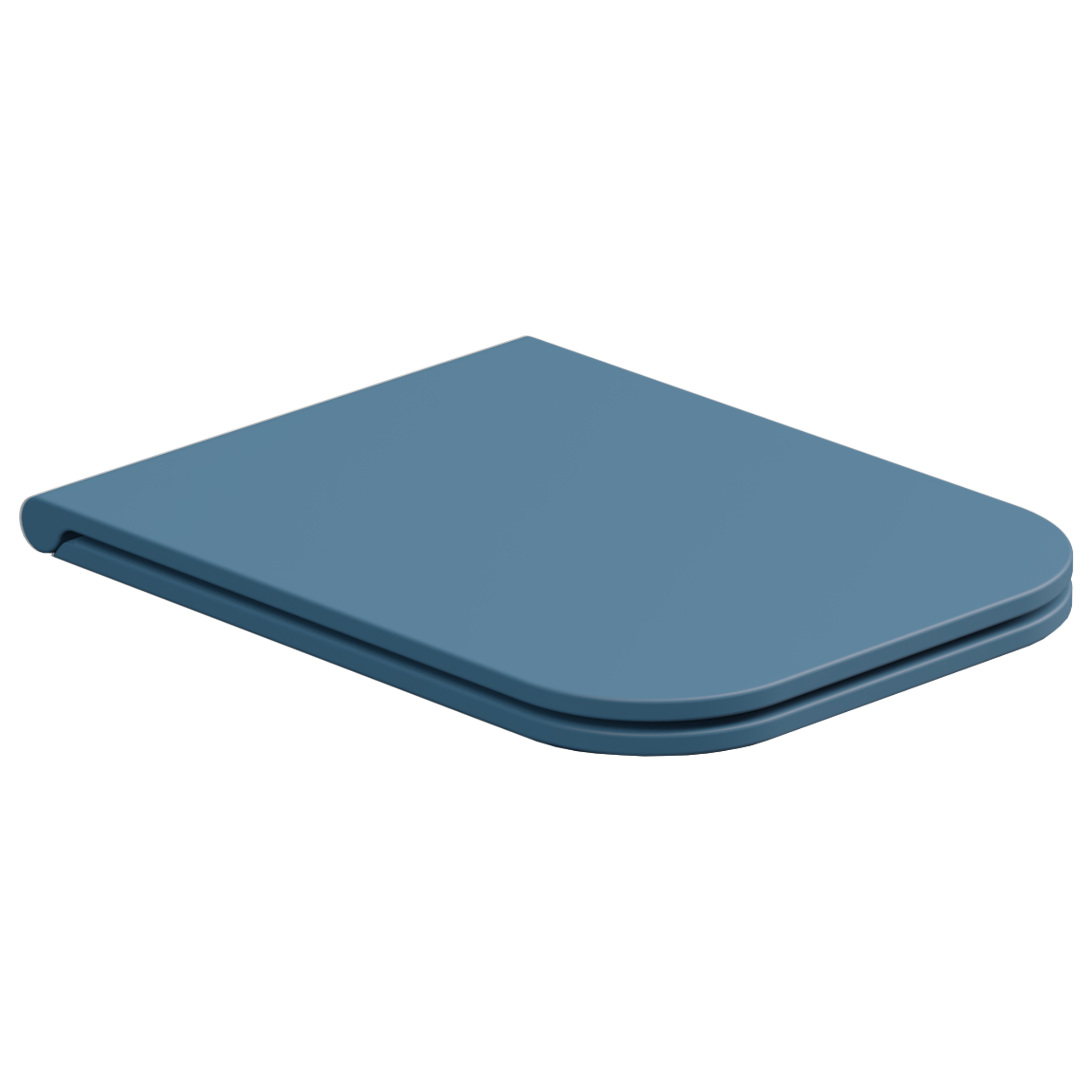 Крышка с сиденьем для подвесного унитаза с микролифтом GSG Ceramic Design Brio BRCOPRSLTICR027, Denim Matt