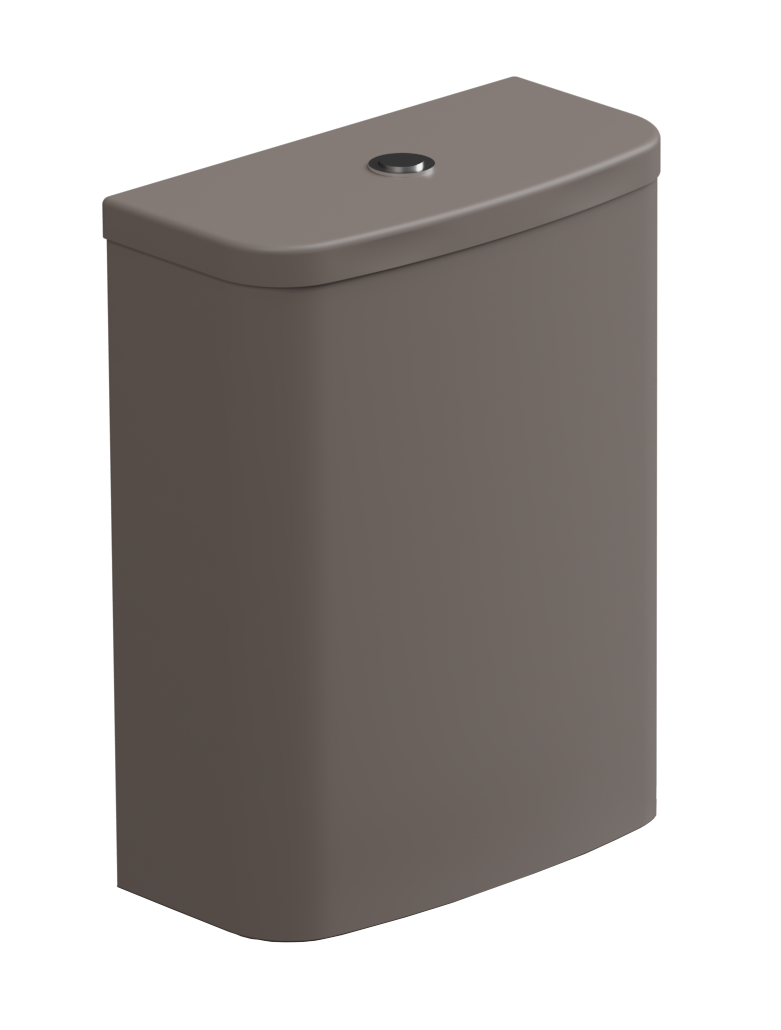 Бачок для напольного унитаза с механизмом смыва GSG Ceramic Design Like LKCIMBL029 + ACS82, Tortora Matt