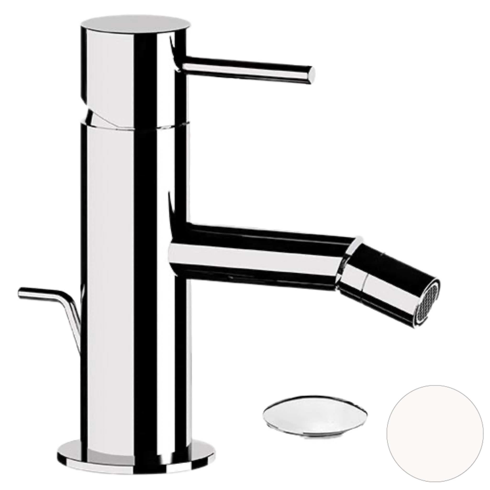 Смеситель для биде Remer X Style X20LBO, белый матовый