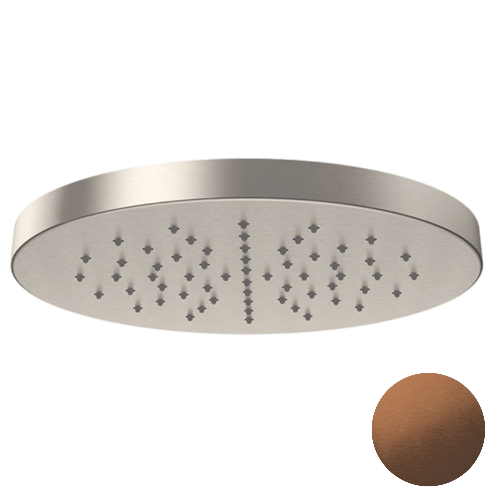 Верхний душ с шарнирным соединением 32 см Daniel SS3A578H3CM32, медь брашированная PVD
