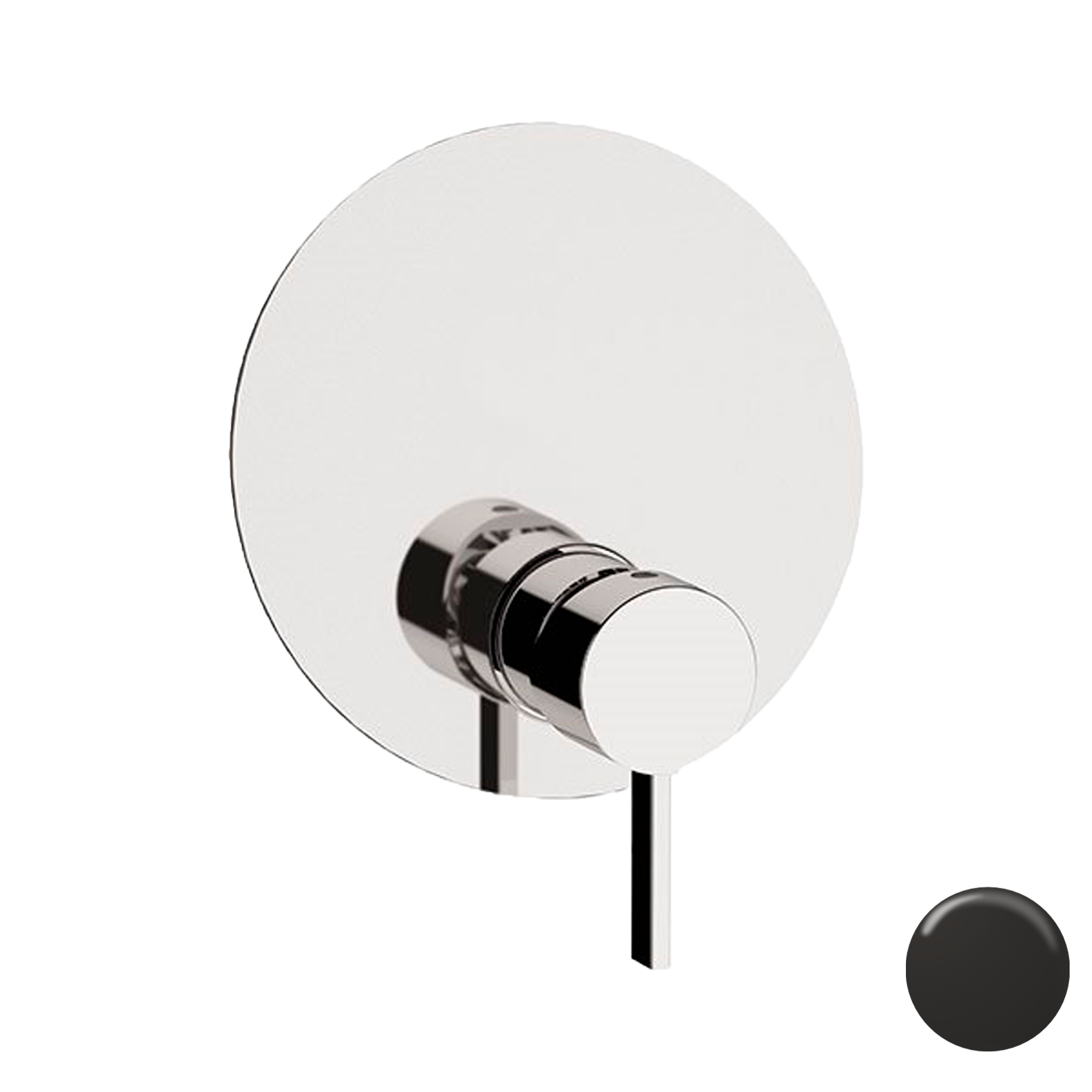 Смеситель для душа Remer Metrica MC30KBNO, черный матовый