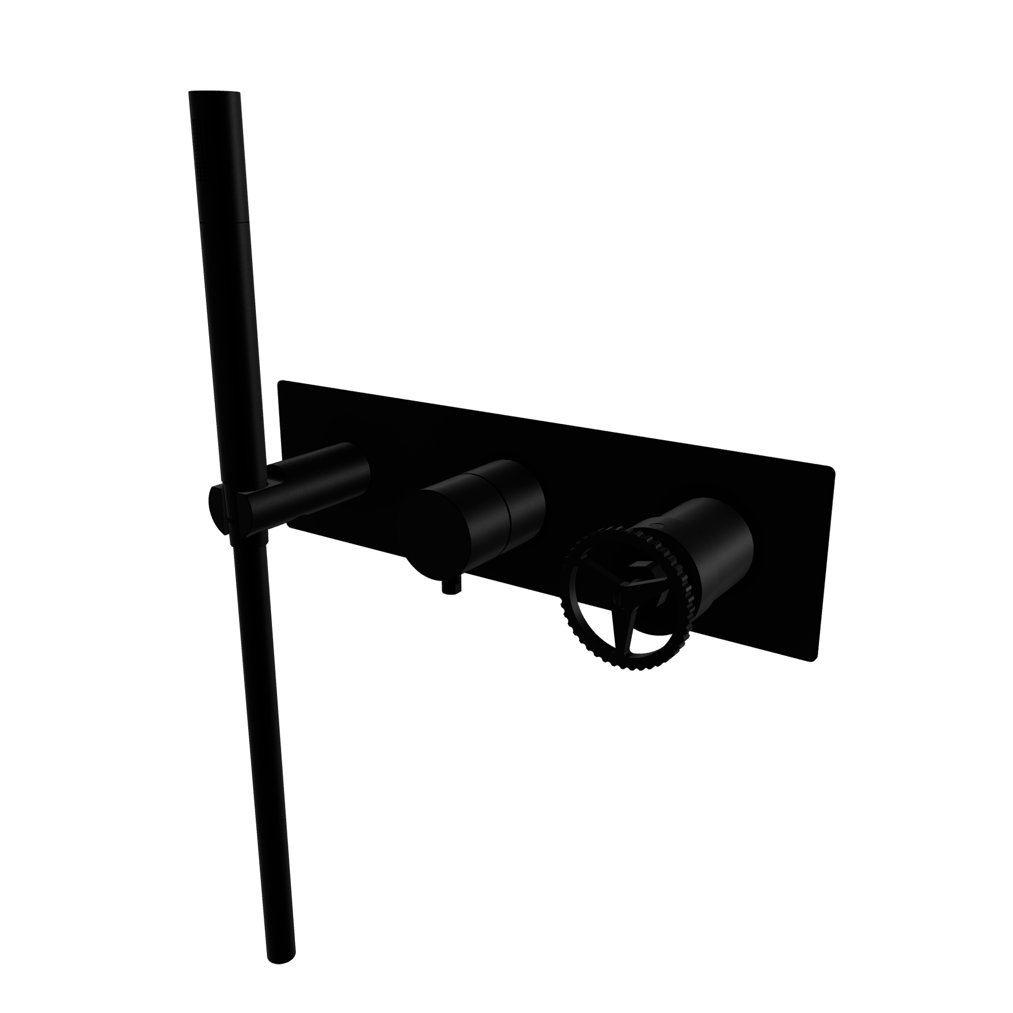 Смеситель для душа Remer Chrono CH97D2WBNO, черный матовый