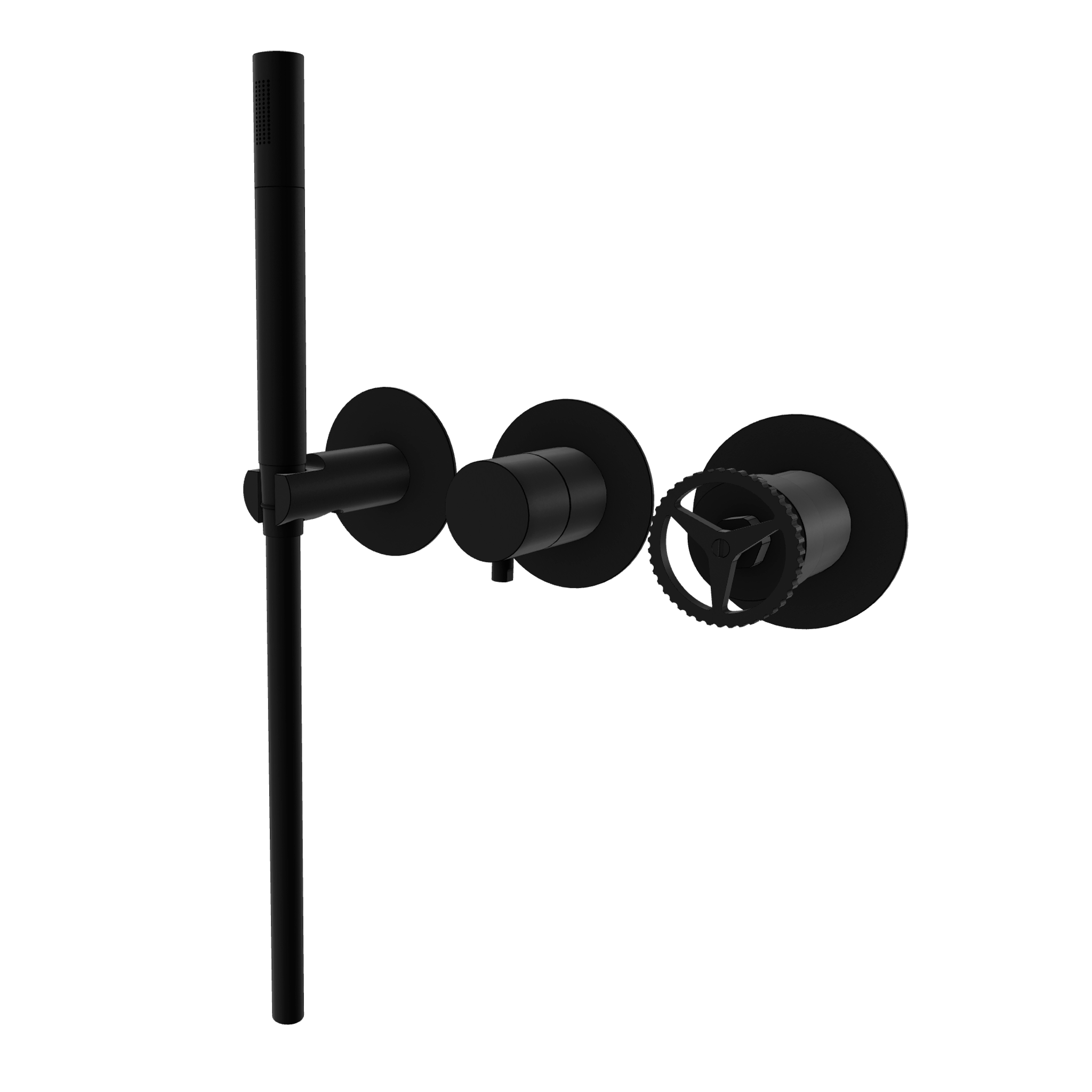 Смеситель для душа Remer Chrono CH97D2PWBNO, черный матовый