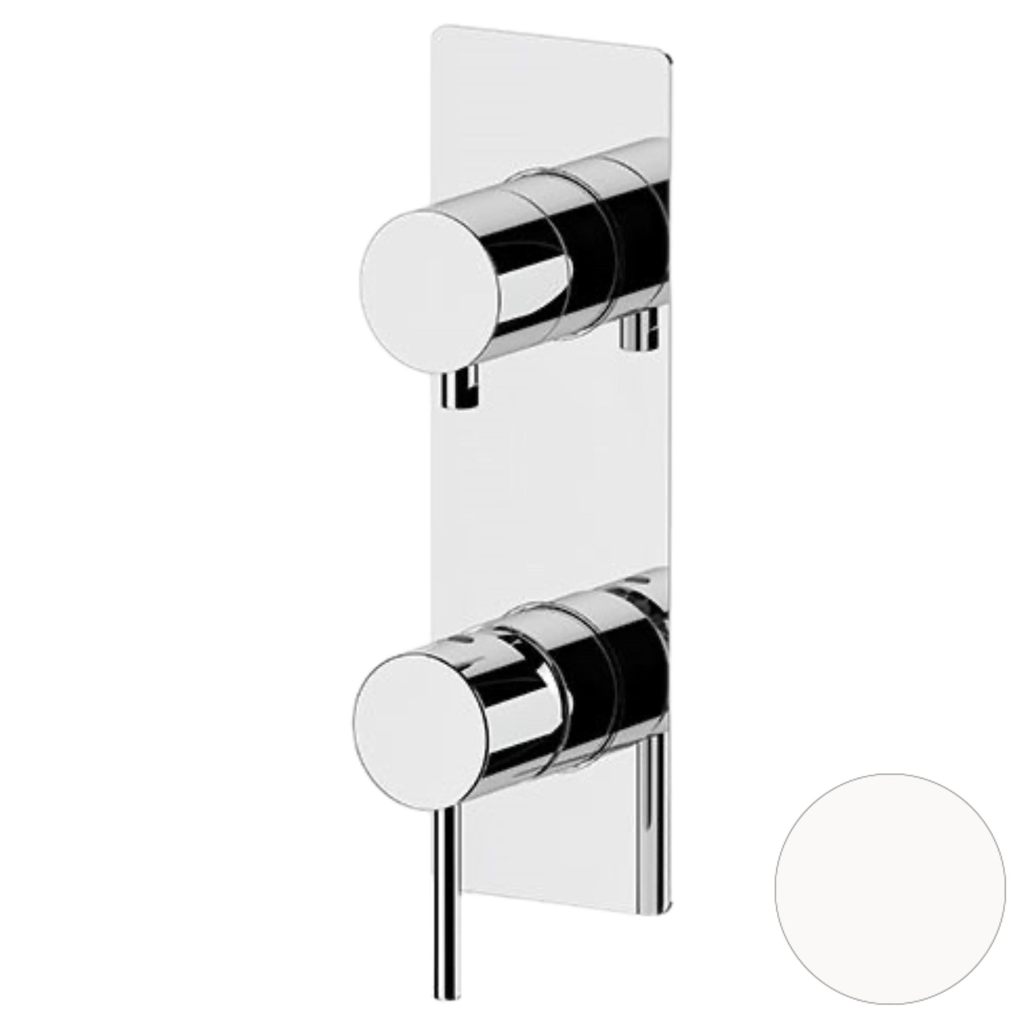 Смеситель для душа Remer X Style X93WBBO, белый матовый