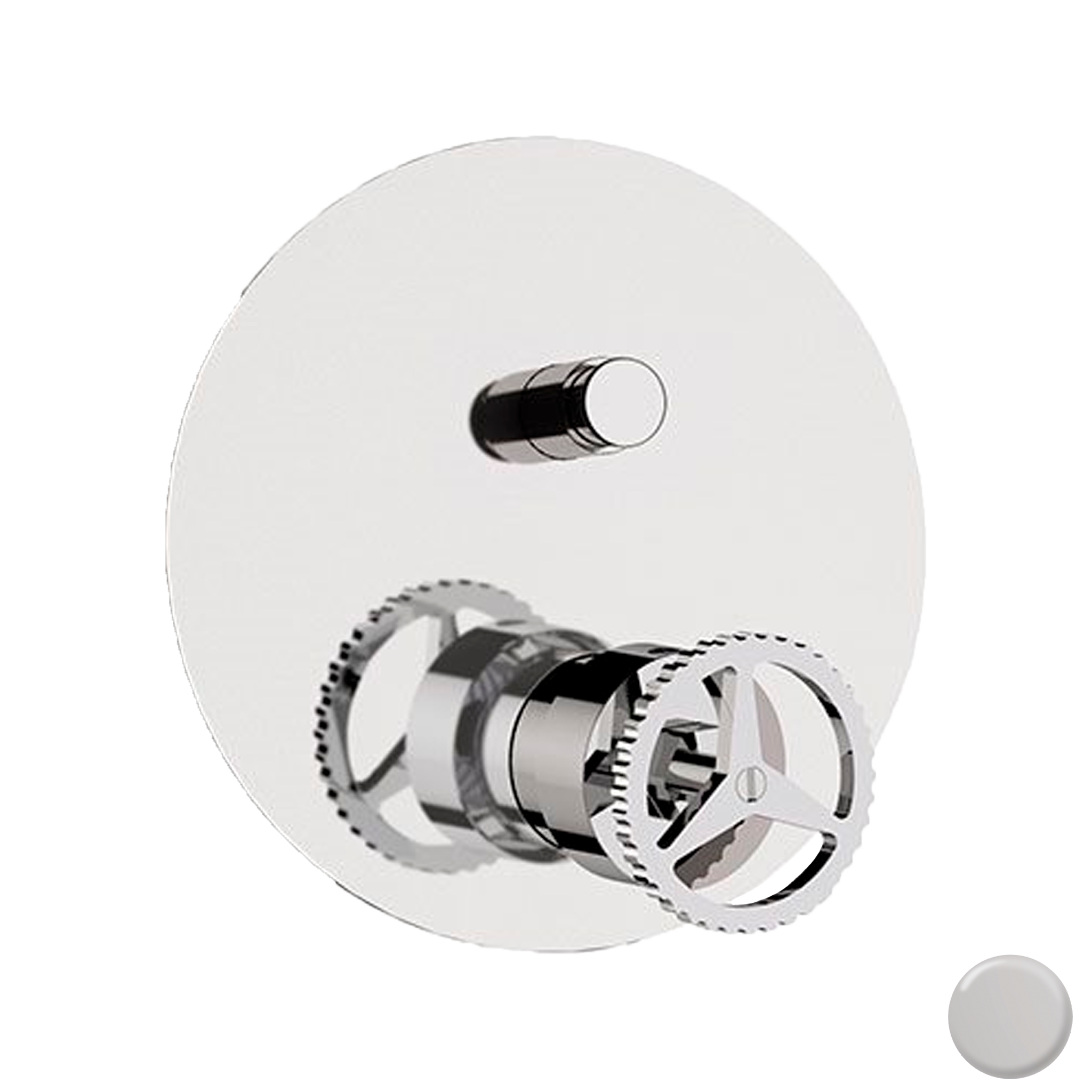 Смеситель для душа Remer Chrono CH09KBBO, белый матовый