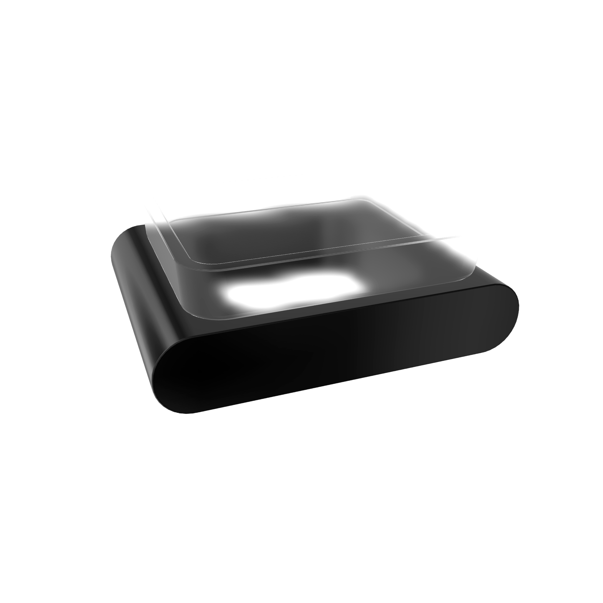 Мыльница Remer Lounge LN10CFP, черный брашированный хром