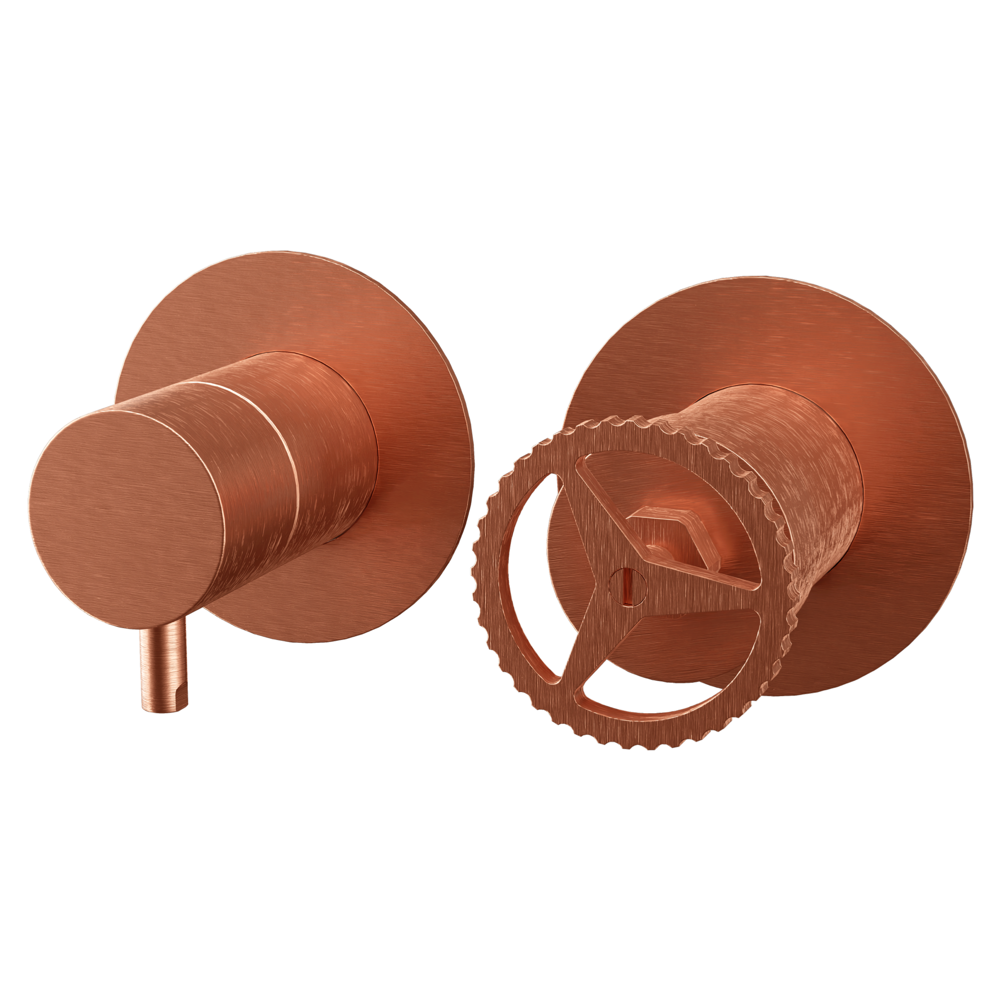 Смеситель для душа Remer Chrono CH92ZPRP, медь брашированная