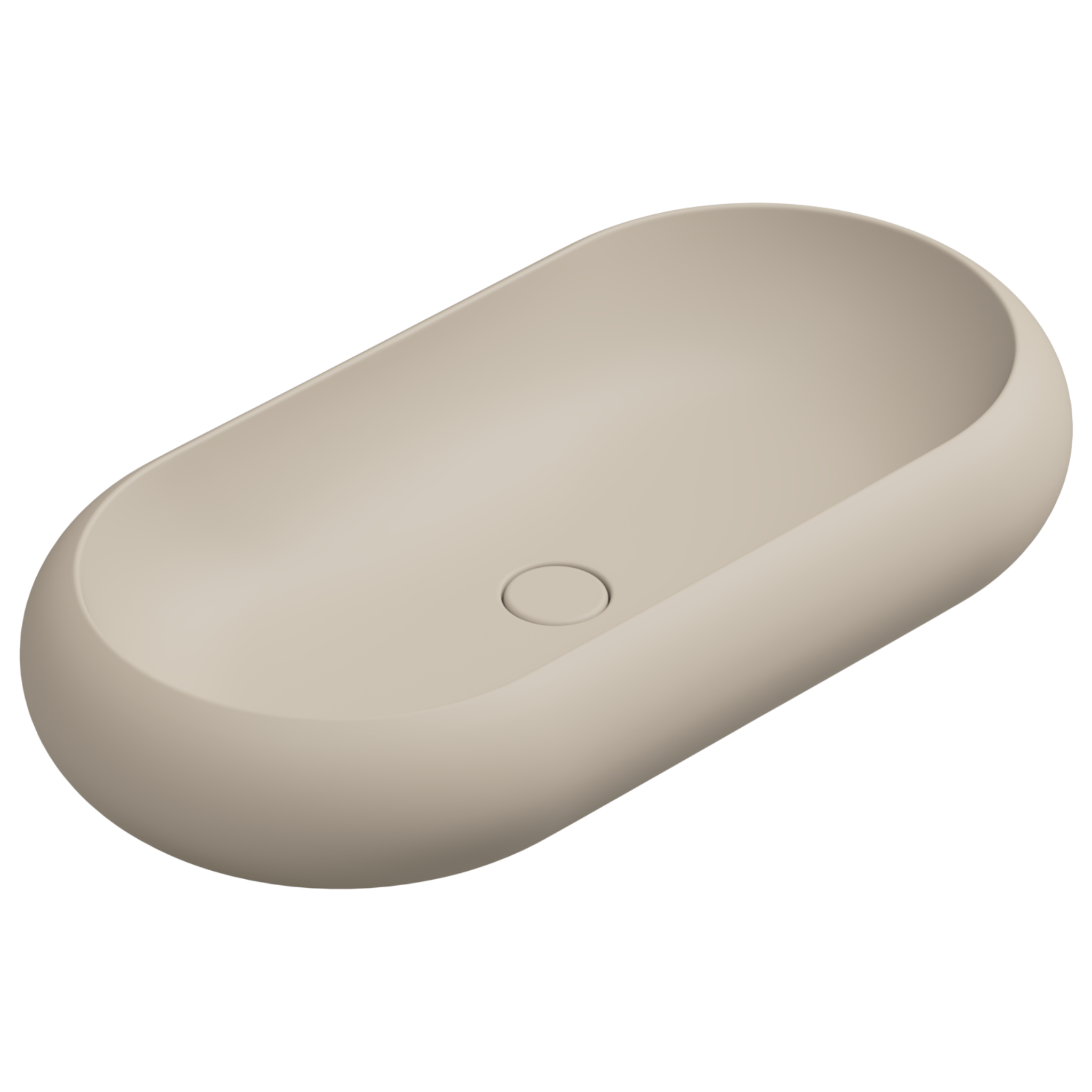 Раковина накладная 80x42 см GSG Ceramic Design Petra PELAV80034, Sabbia Matt