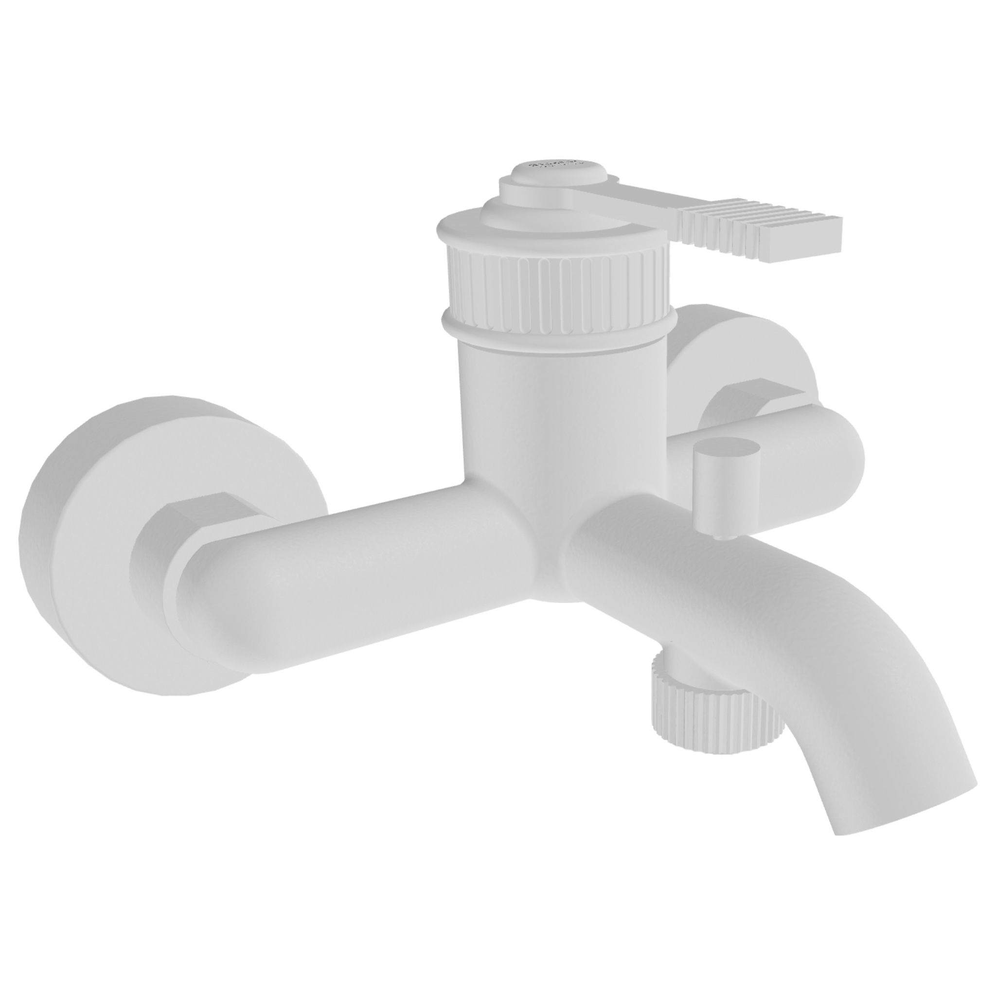 Смеситель для ванны Remer Atelier AL05BO, белый матовый