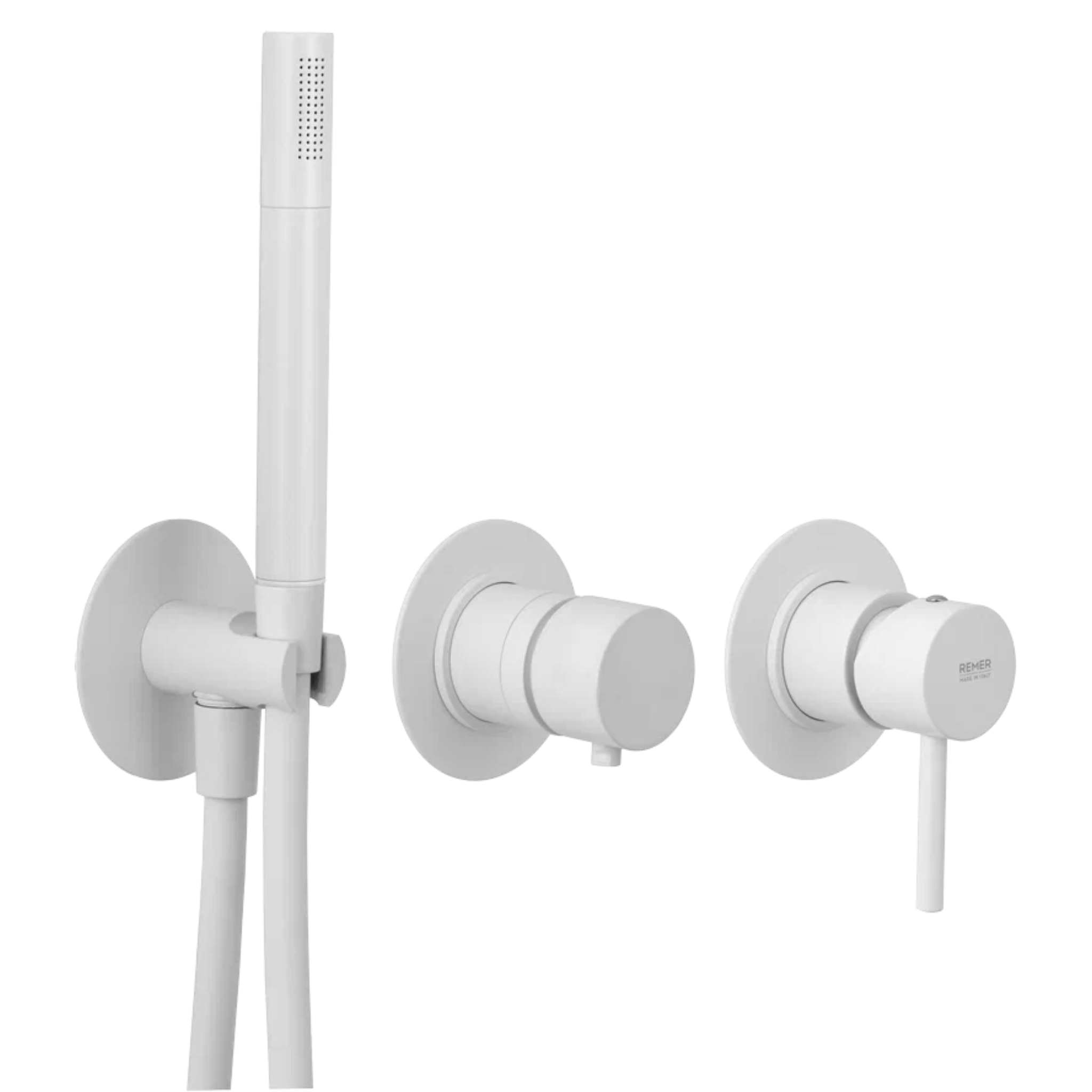 Смеситель для душа Remer X Style X97D3PWBBO, белый матовый