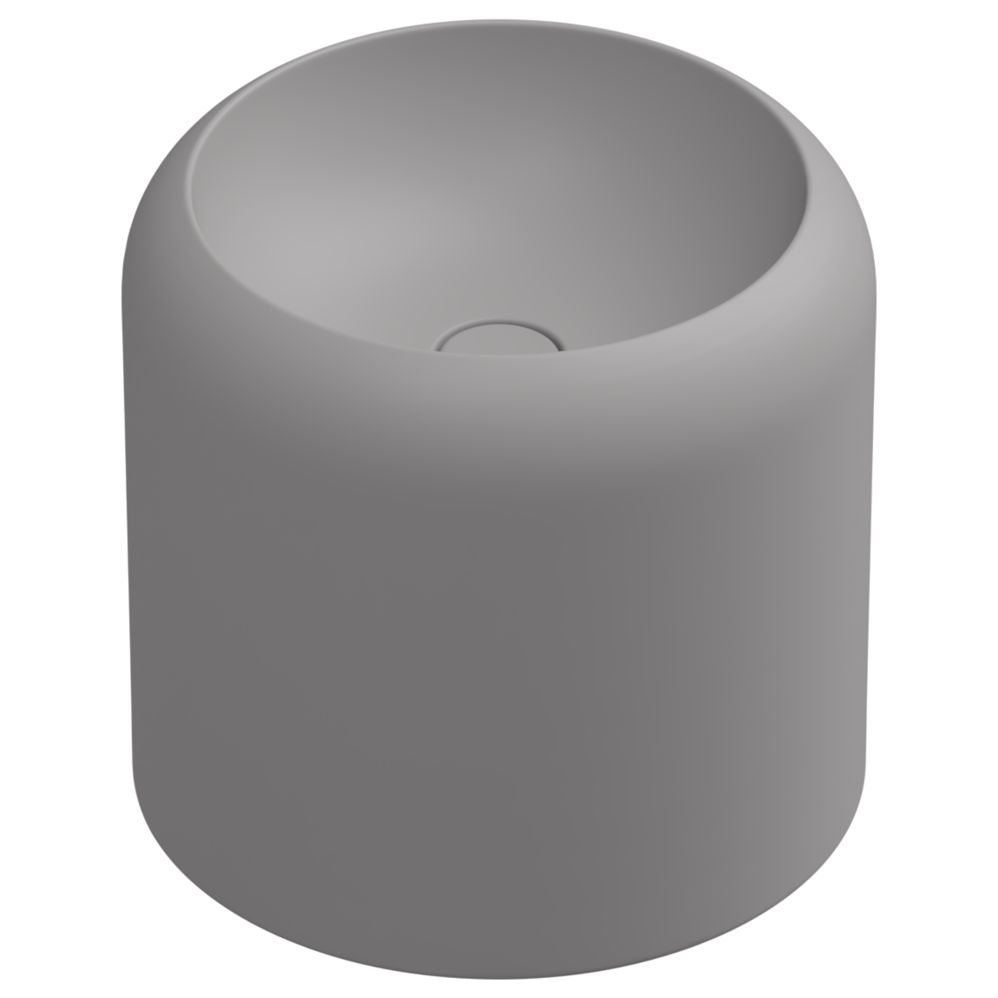 Раковина накладная 42 см GSG Ceramic Design Petra PELAVSECOLFS038, Fumo Matt