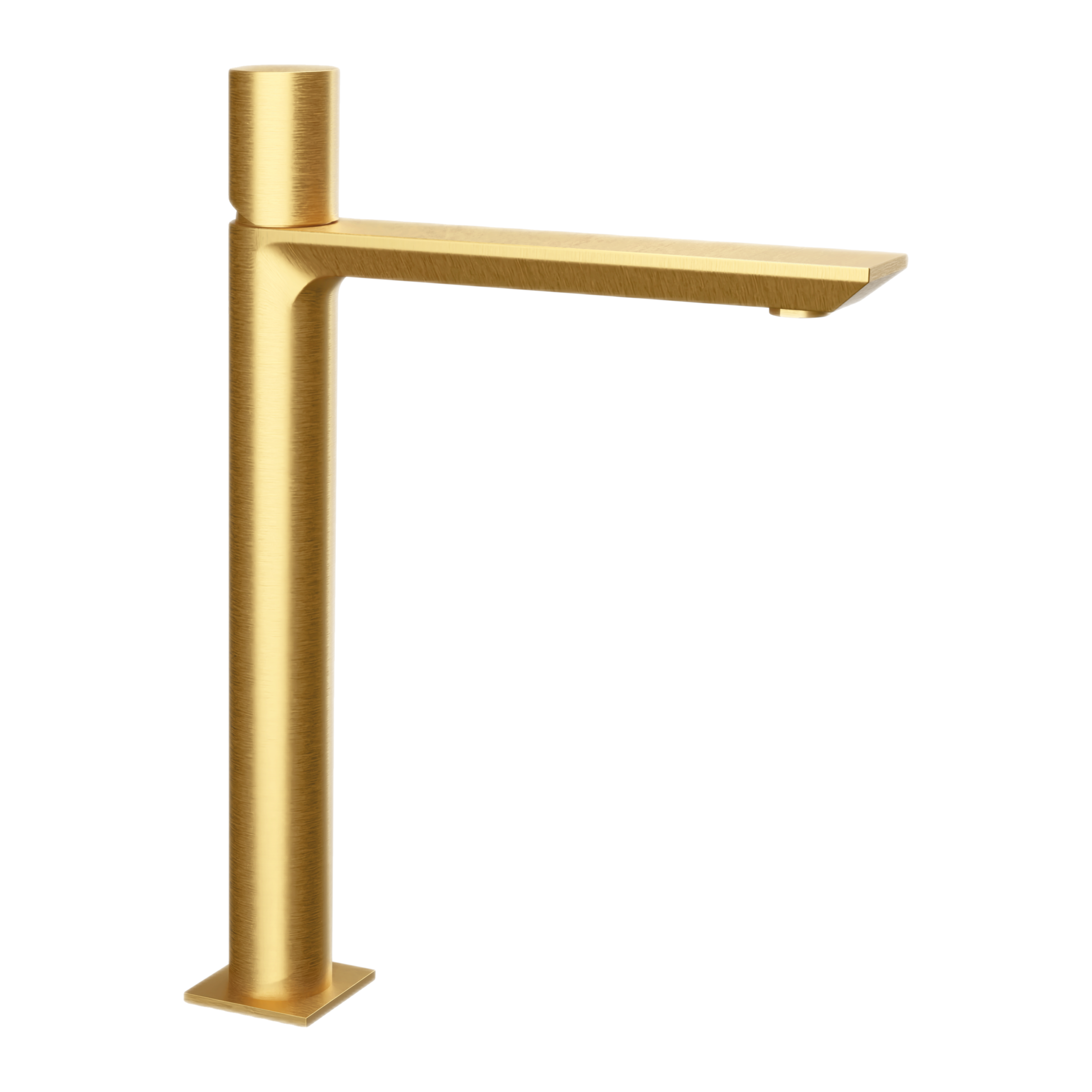 Смеситель для раковины Remer Edge EG512LXLBG, золото брашированное