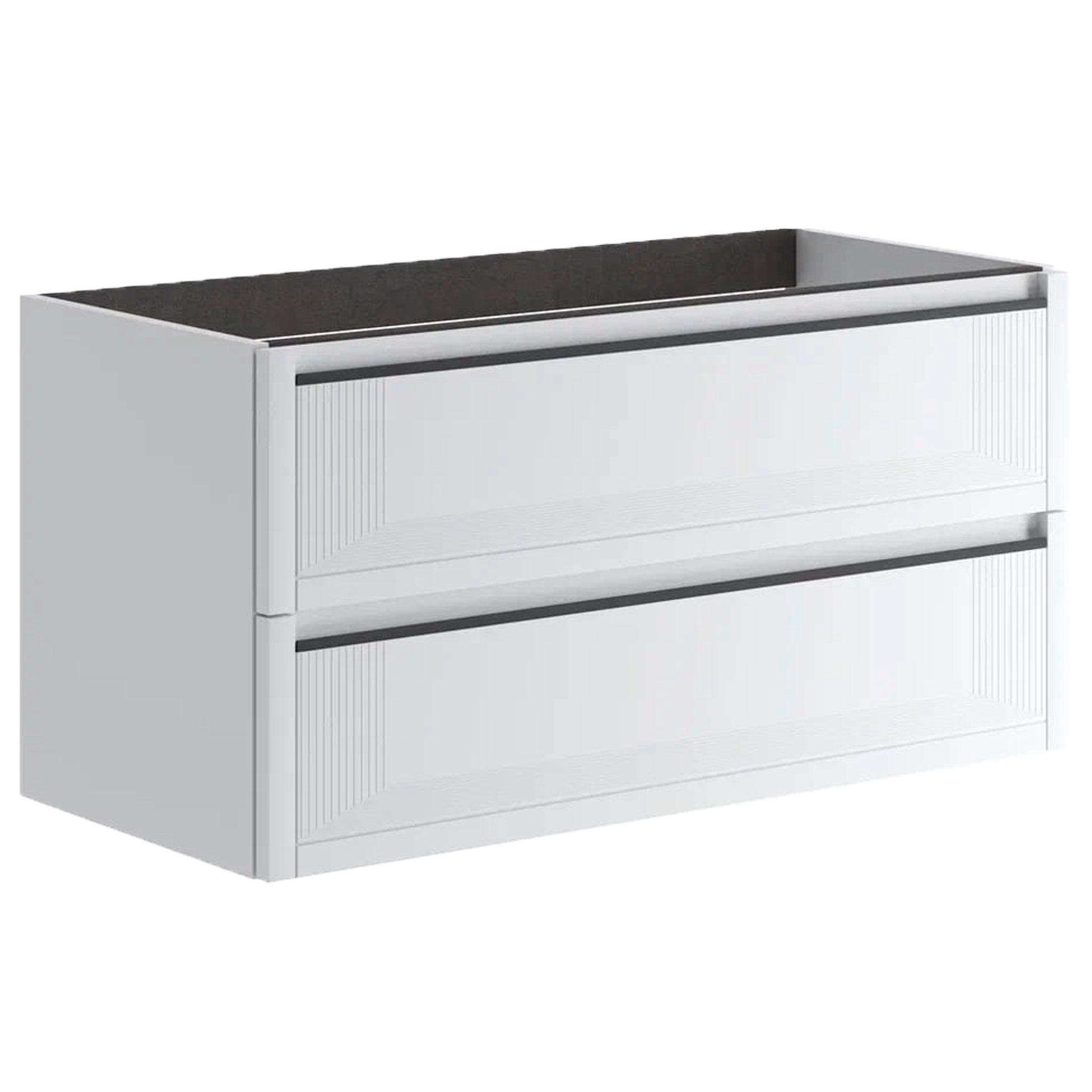 Тумба под раковину с 2 ящиками Onsen Tratto 77-BP-100-L1-M03 100 см, белый