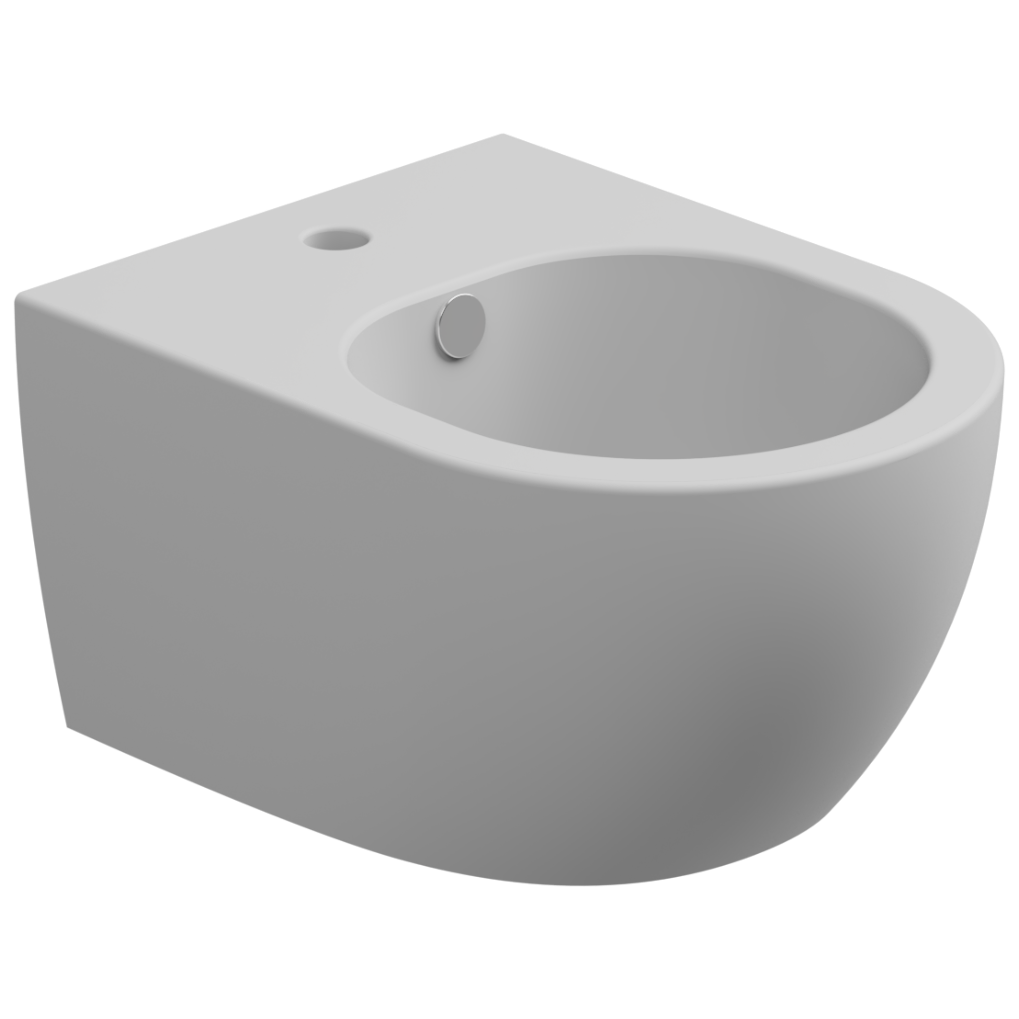 Биде подвесное укороченное GSG Ceramic Design Like LKBISOXXS001, белый матовый