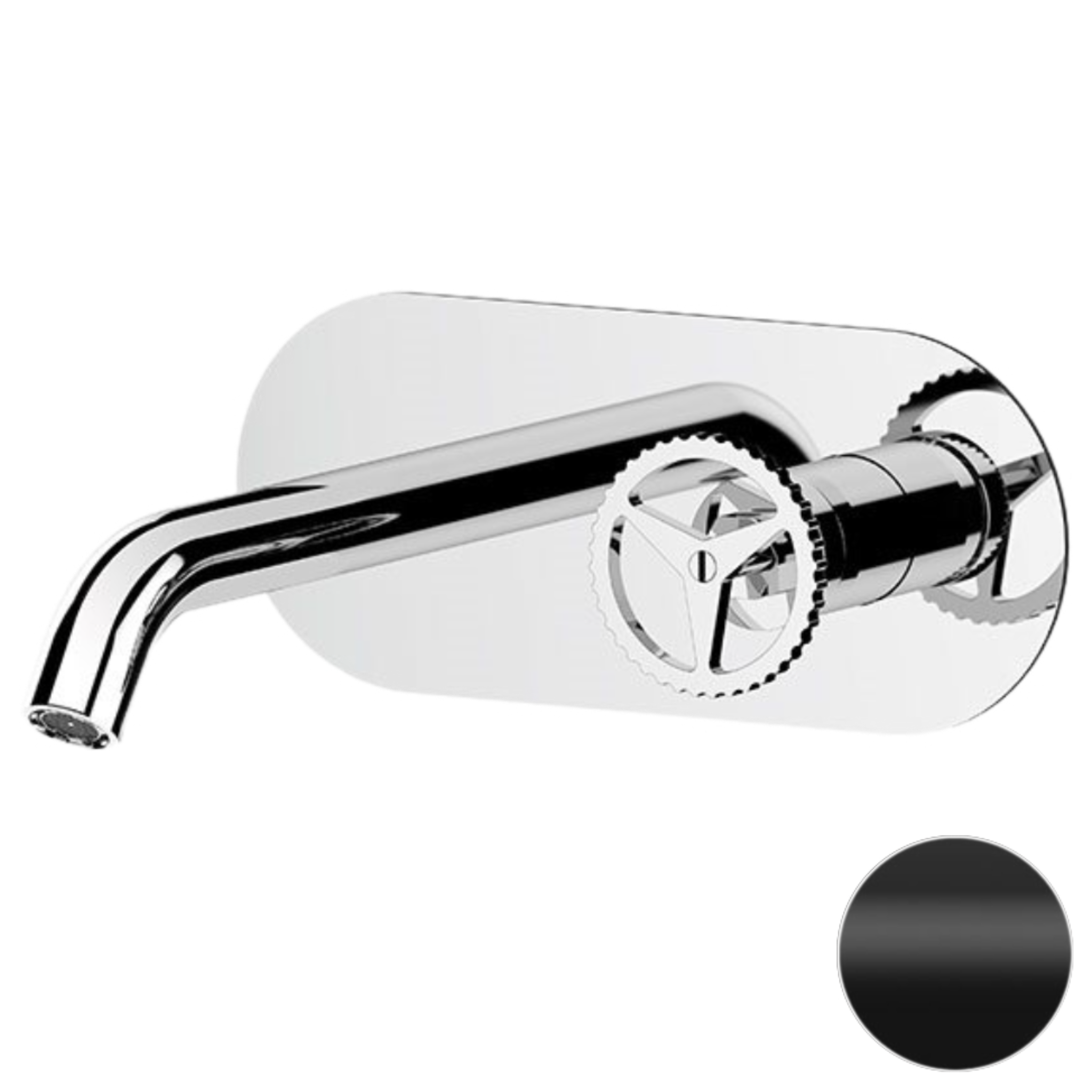 Смеситель для раковины Remer Chrono CH15LWBNO, черный матовый