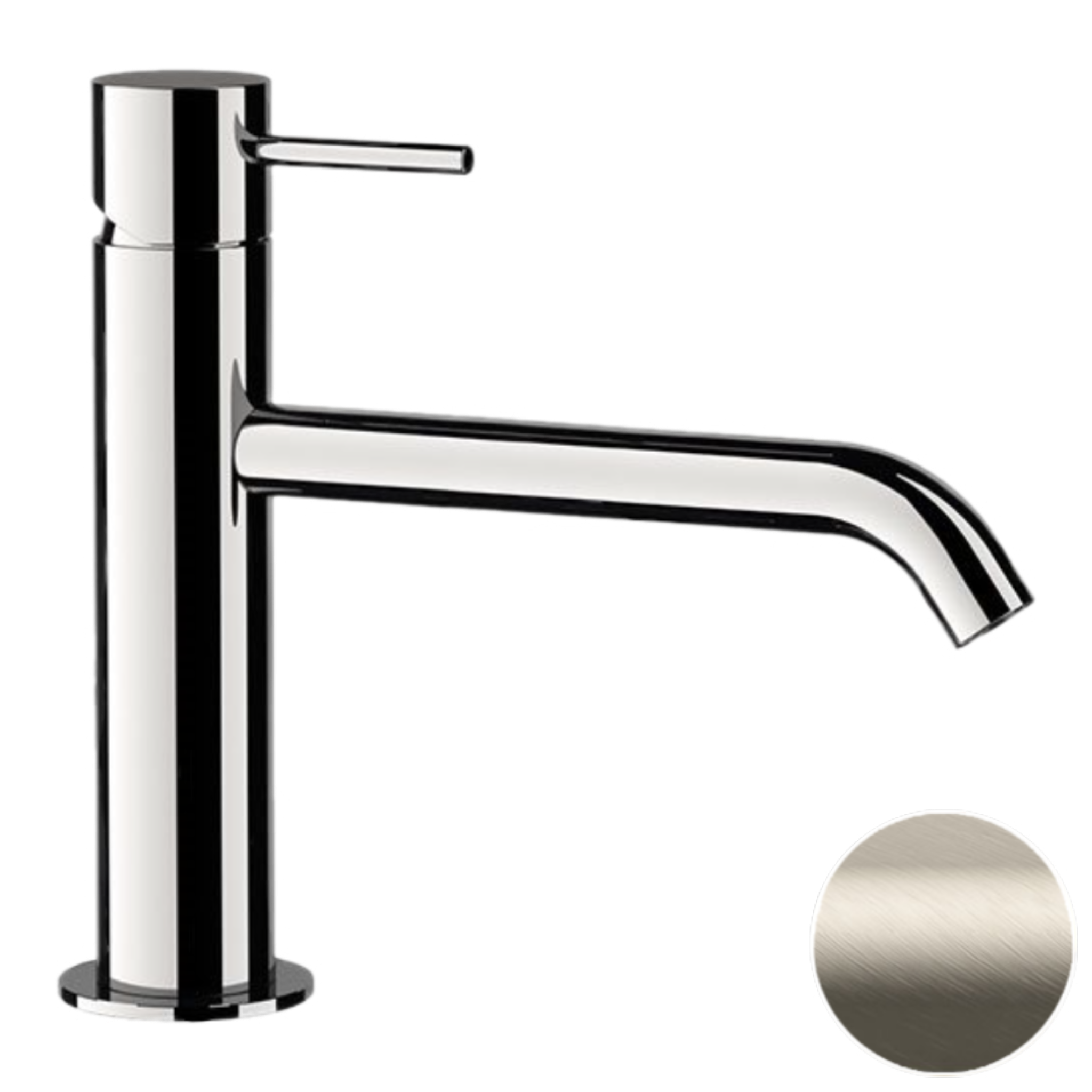 Смеситель для раковины Remer X Style X12AXV, сталь