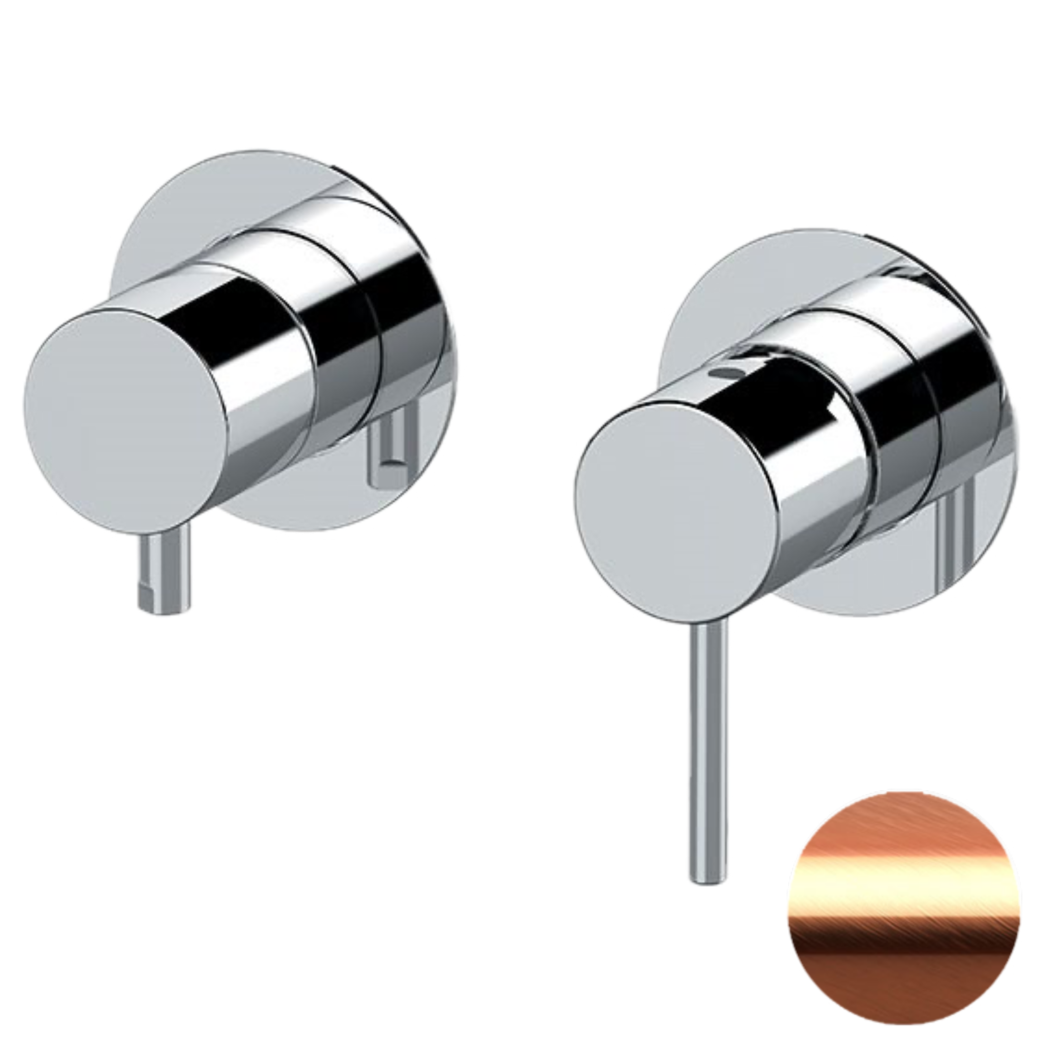 Смеситель для душа Remer X Style X93ZPWBRP, медь брашированная