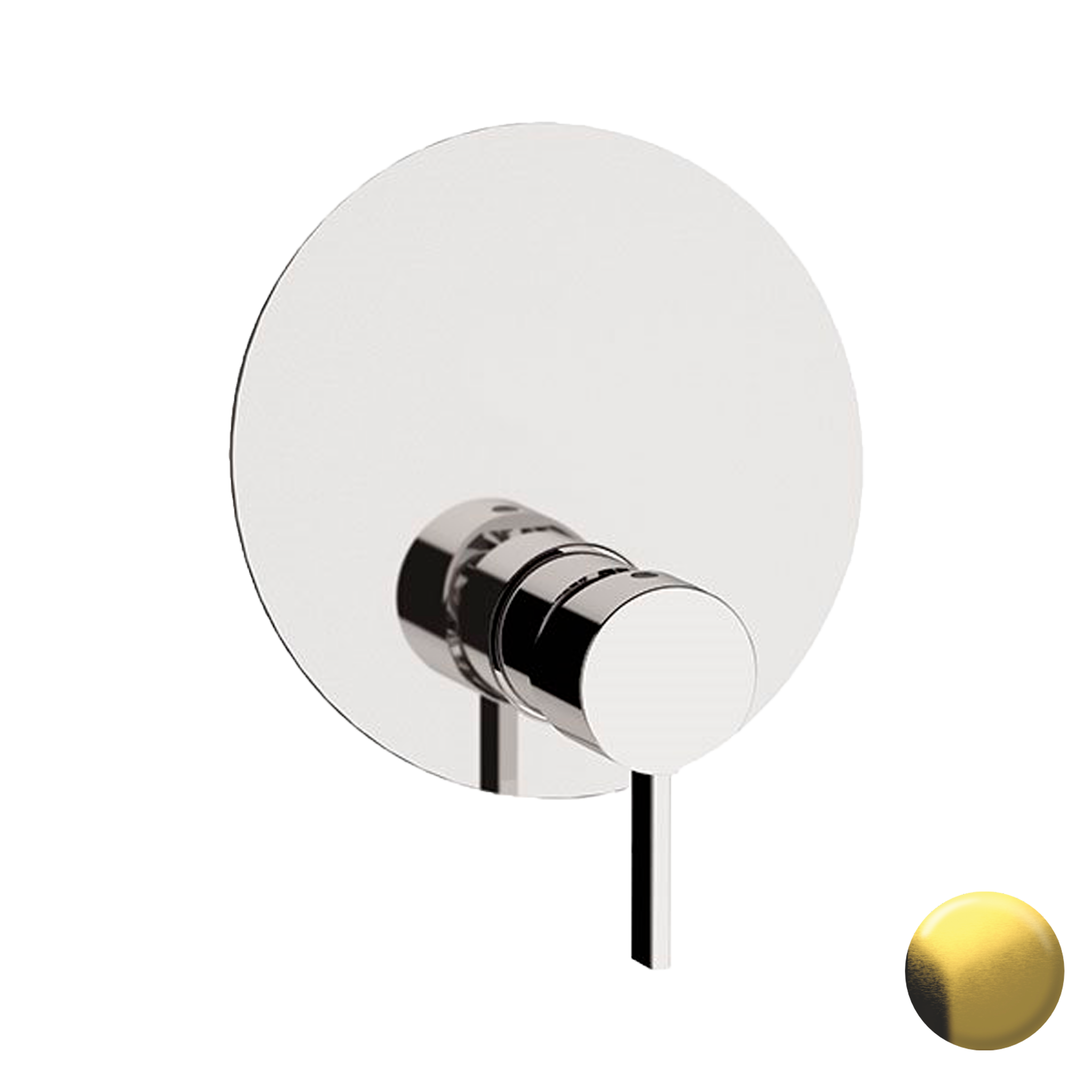 Смеситель для душа Remer Metrica MC30KBBG, золото брашированное