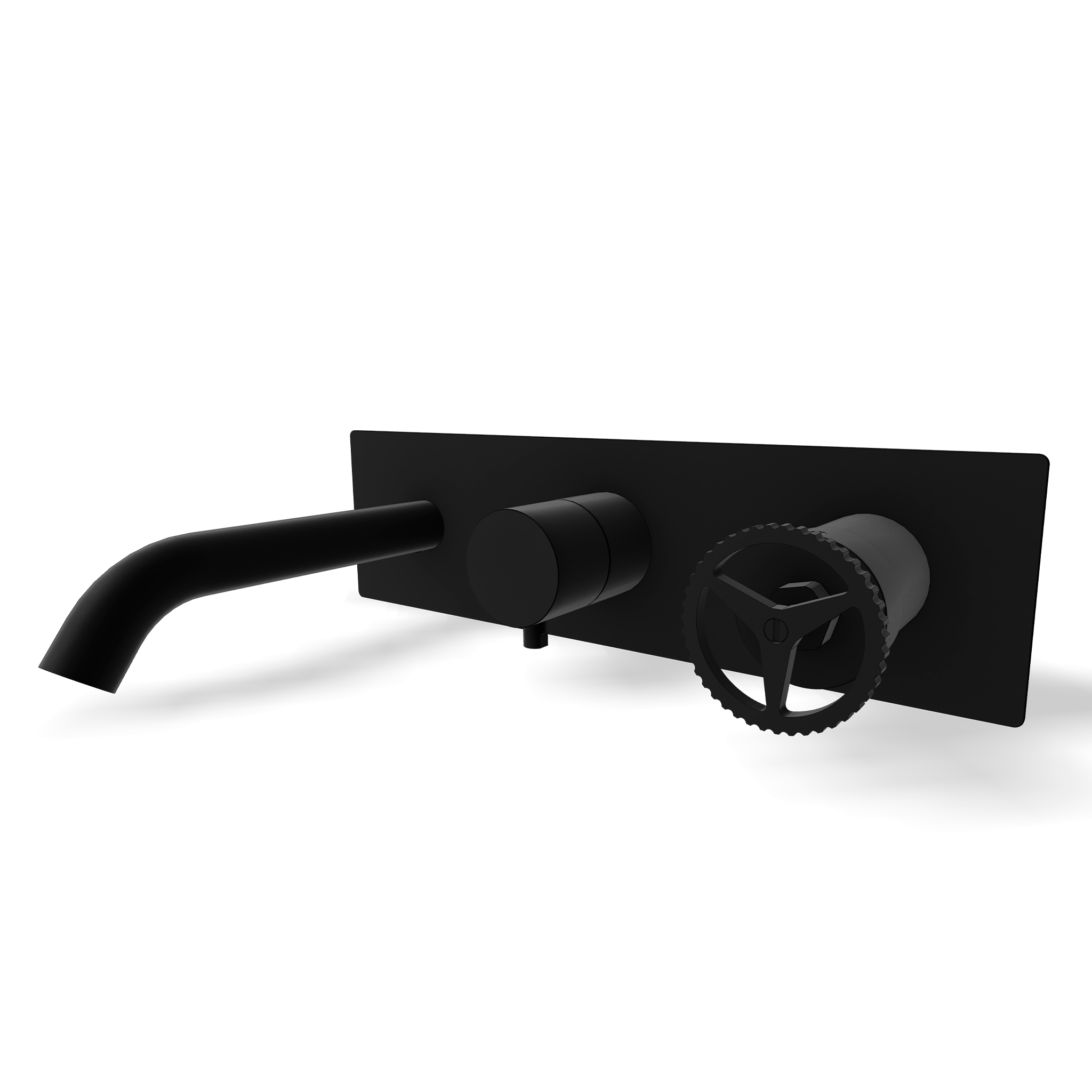 Смеситель для ванны Remer Chrono CH54D2WBNO, черный матовый