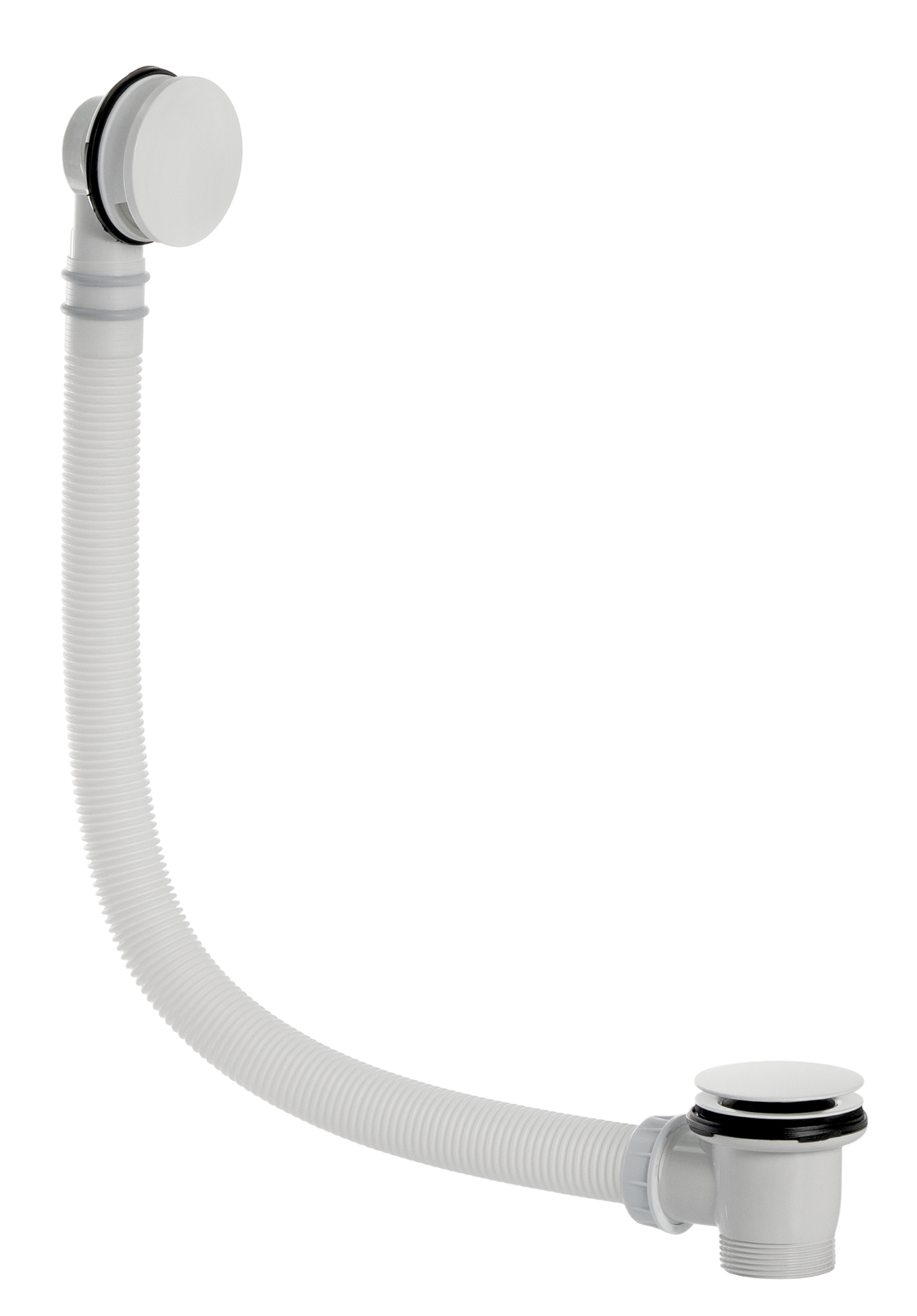 Слив-перелив click-clack для ванны OMP Tea 2868.660.6XD, белый матовый