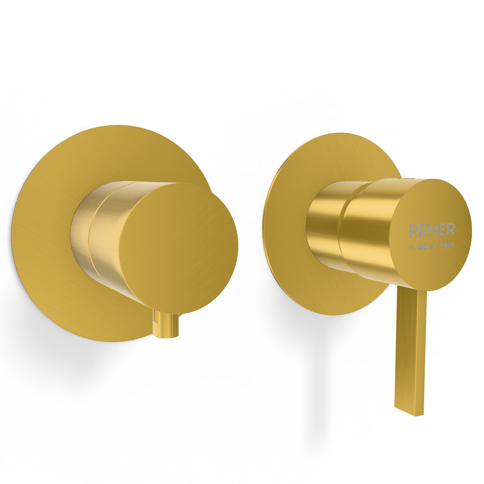Смеситель для душа Remer Metrica MC92ZPWBBG, золото брашированное