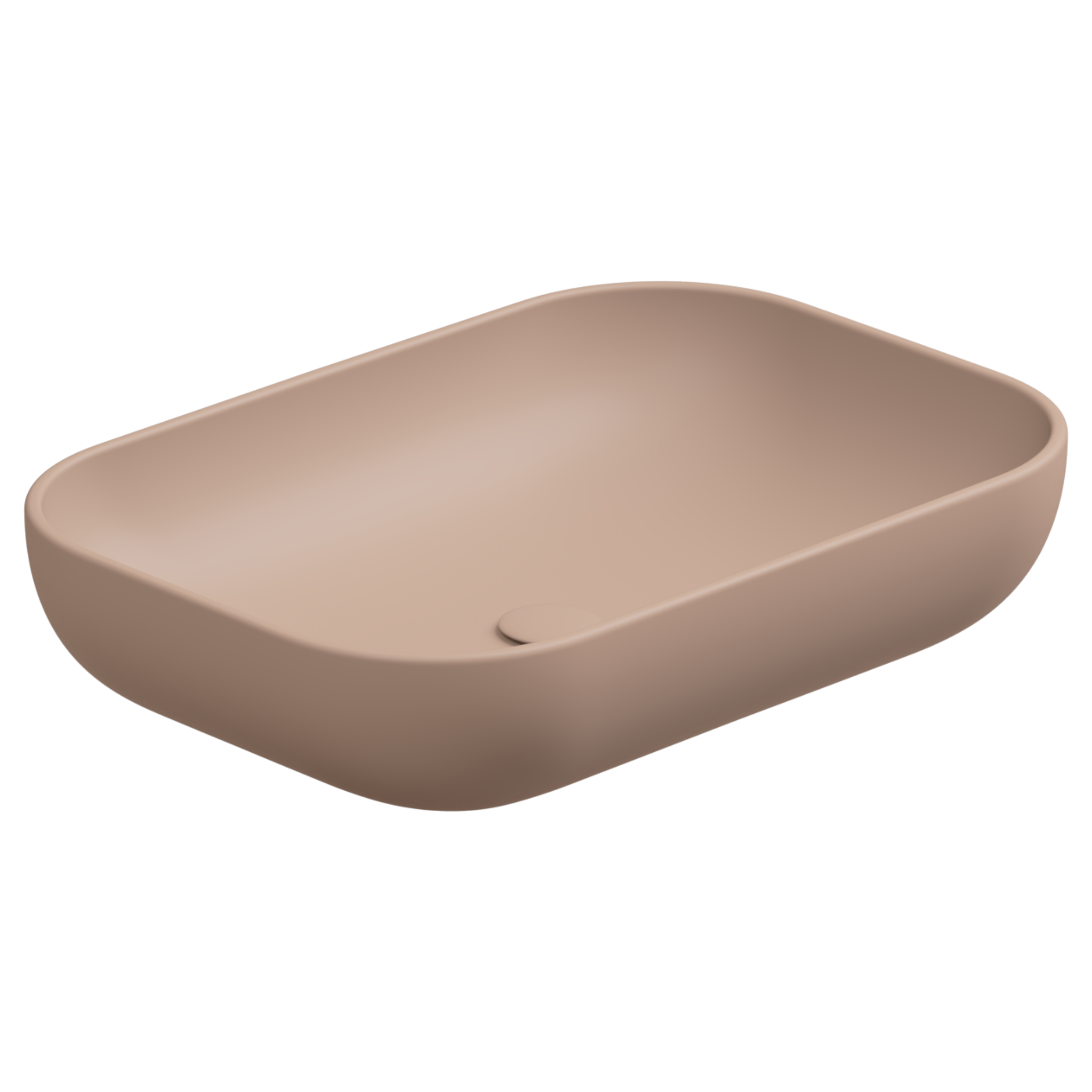 Раковина накладная 60x42 см GSG Ceramic Design Easy EALAVRE60032, Cipria Matt