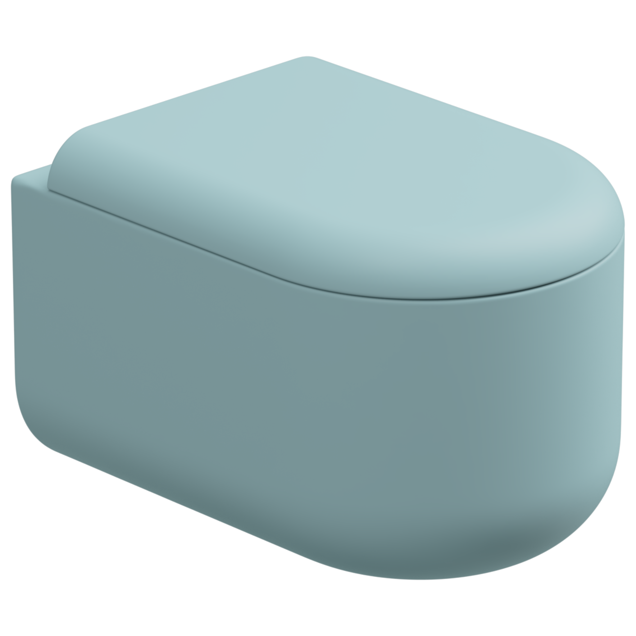 Чаша подвесного унитаза Eco Clean (торнадо) GSG Ceramic Design Petra PEWCSOEC037, Ice Matt